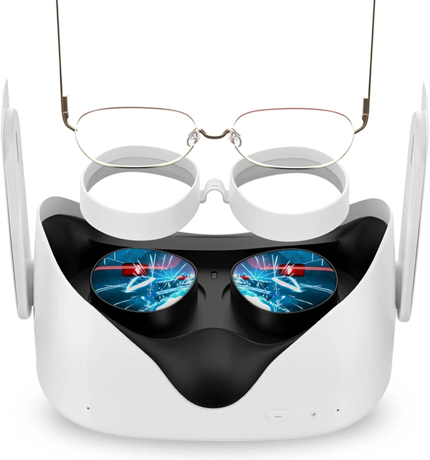 Protector de lentes SUPERUS para Oculus/Meta Quest 2 con separador para gafas blanco