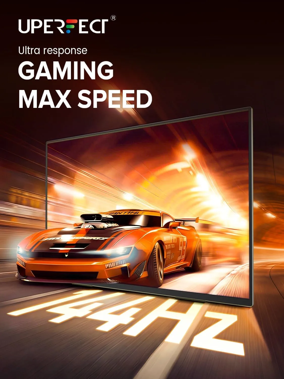 UPERFECT 24" 144Hz Portable Monitor, QLED 145% sRGB 450Nits Gaming Monitor