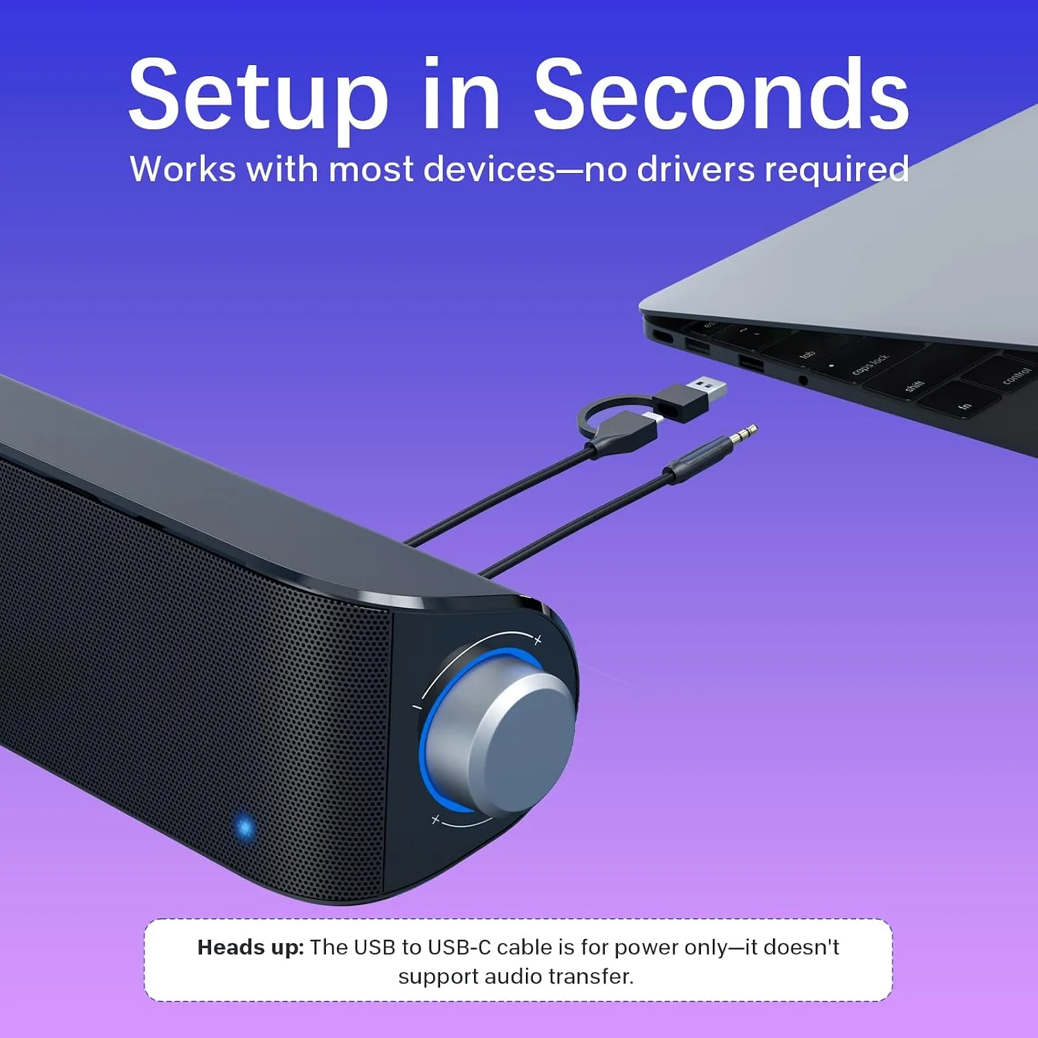 Nylavee Computer Speakers for Desktop PC, Bluetooth & AUX PC Sound Bar