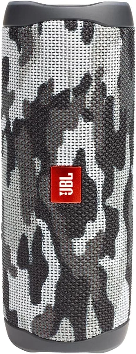 JBL Flip 5 (Black Camo) + Bundle with divvi! Protective Hardshell Case
