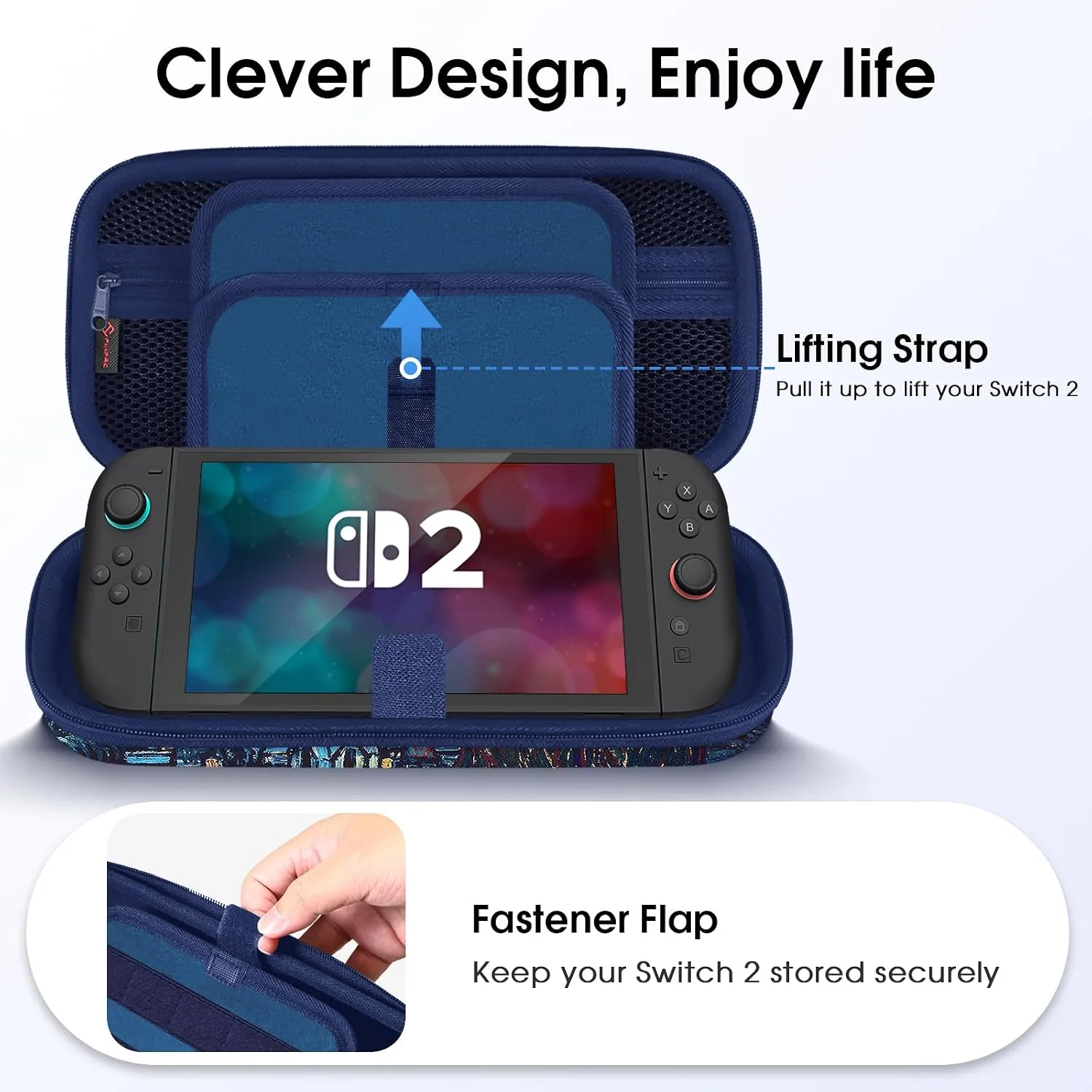 FINTIE Shockproof Carrying Case for Nintendo Switch 2 (2025)
