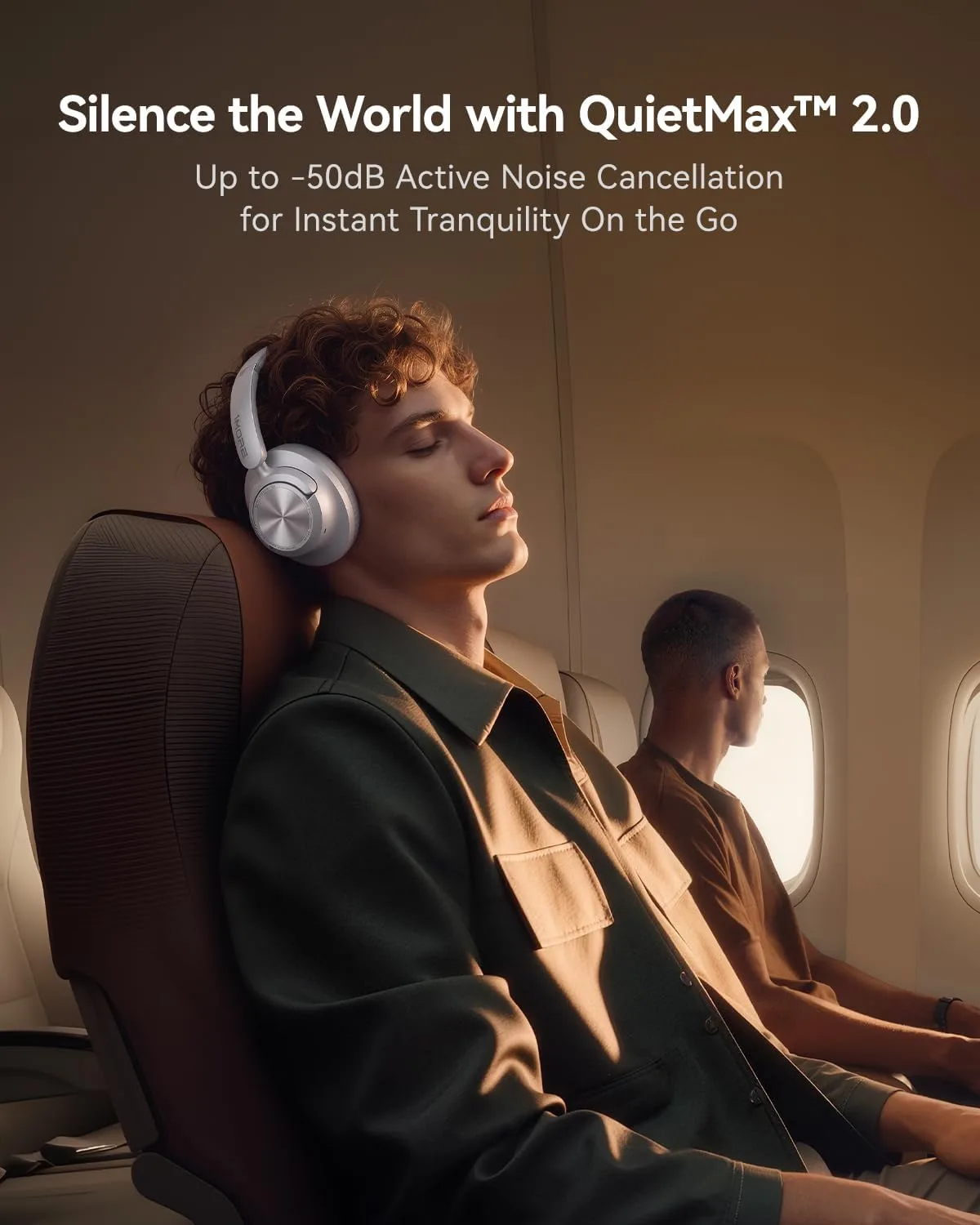 1MORE SONOFLOW MAX Over-Ear Headphones, THX Spatial Audio, 50dB ANC, 105H