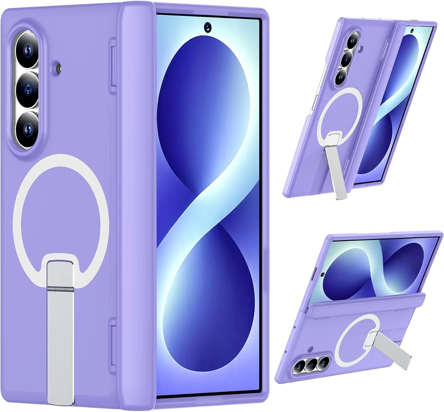 For Samsung Galaxy Z Fold 8 Ultra Case with Kickstand & Screen Protector