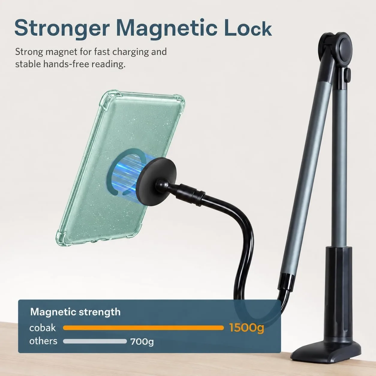 CoBak Magnetic Ring Clear Case for 6" Kindle Basic 12th Generation 2026