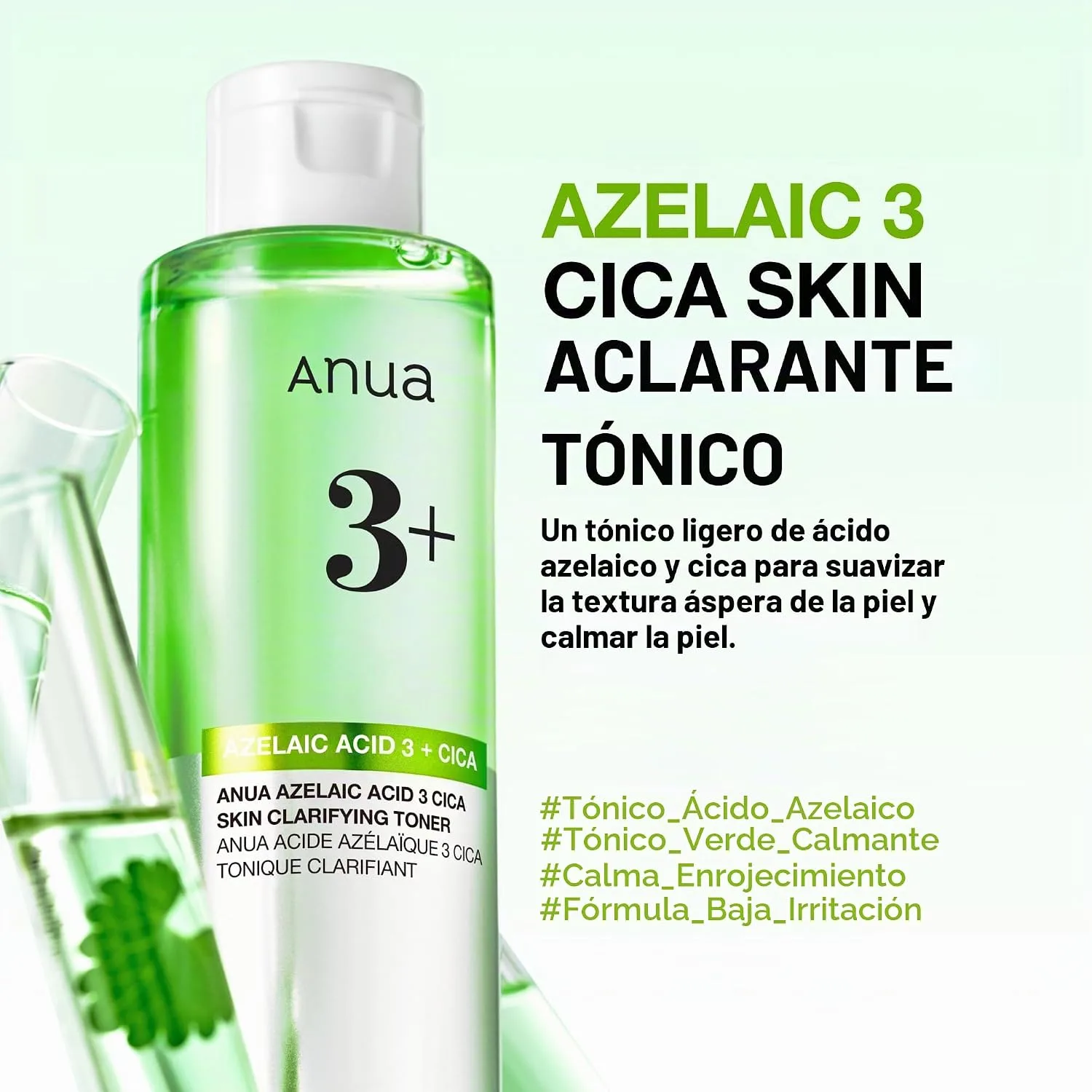 ANUA Azelaic Acid 3 CICA Clarifying Toner, 8.45 fl.oz