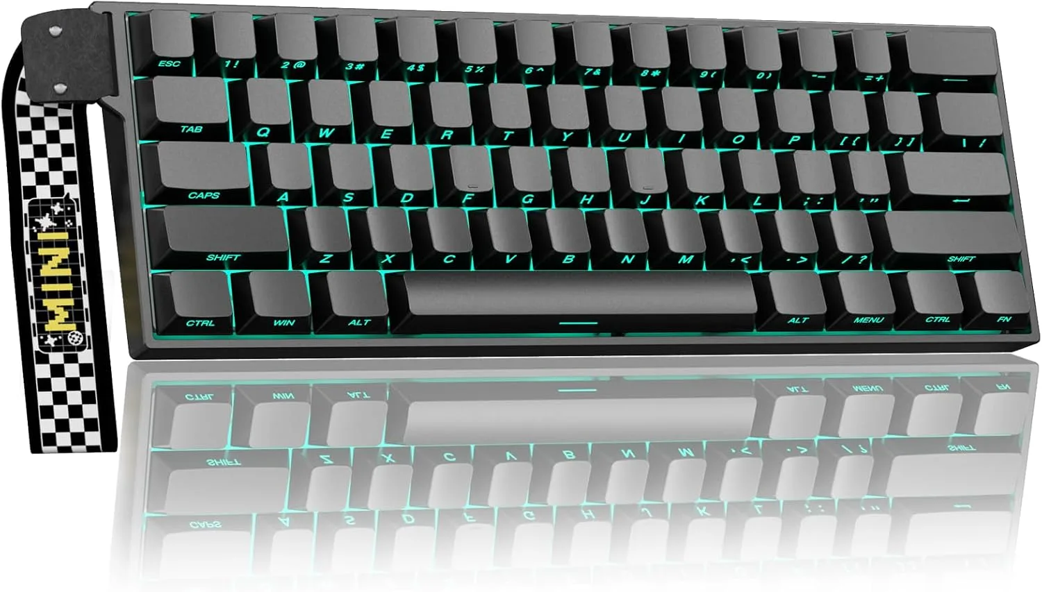 Teclado Gamer Corbobo Aula MINI60 HE Pro Wireless 60% RGB Bluetooth 5.0 2.4GHz USB-C Negro