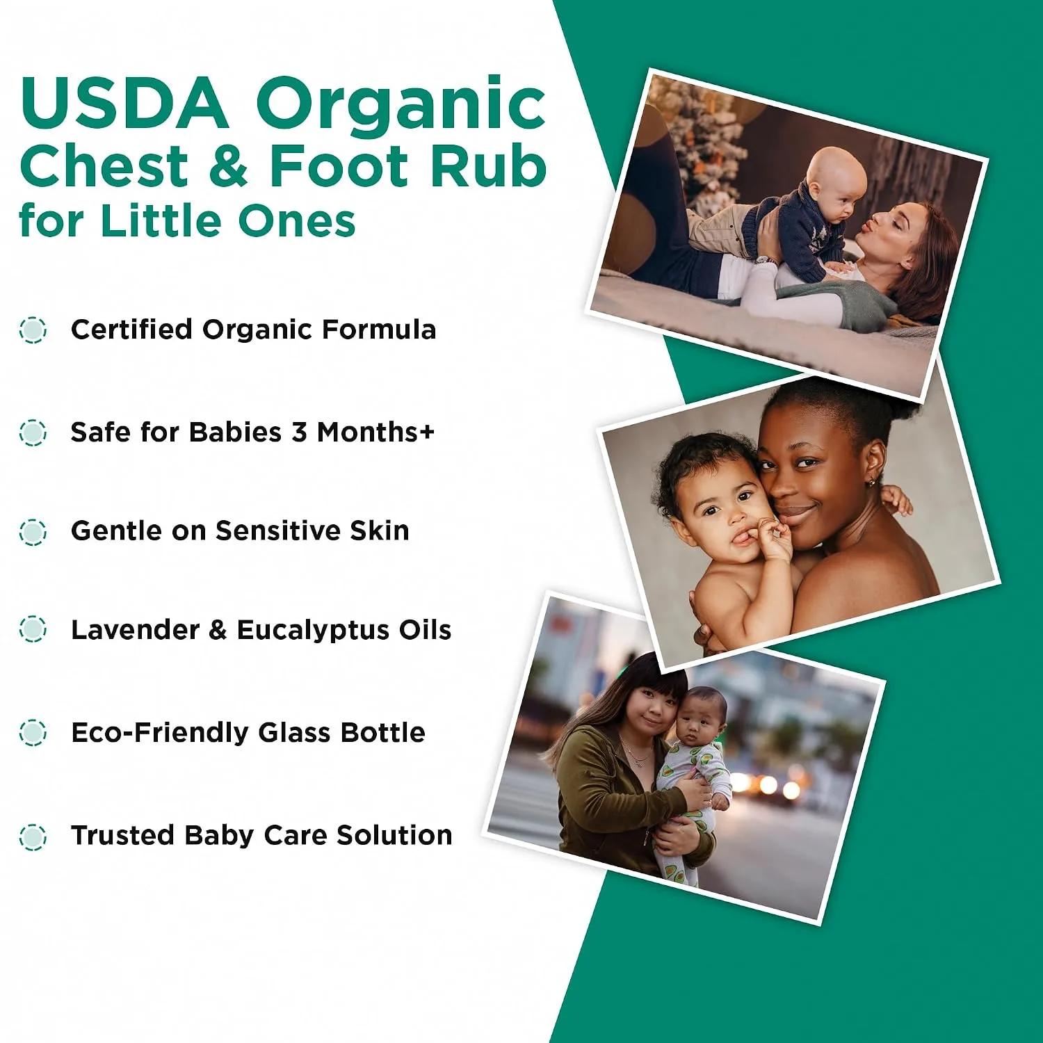 Wellements Organic Baby Chest & Foot Rub Congestion Eucalyptus 3 Months+