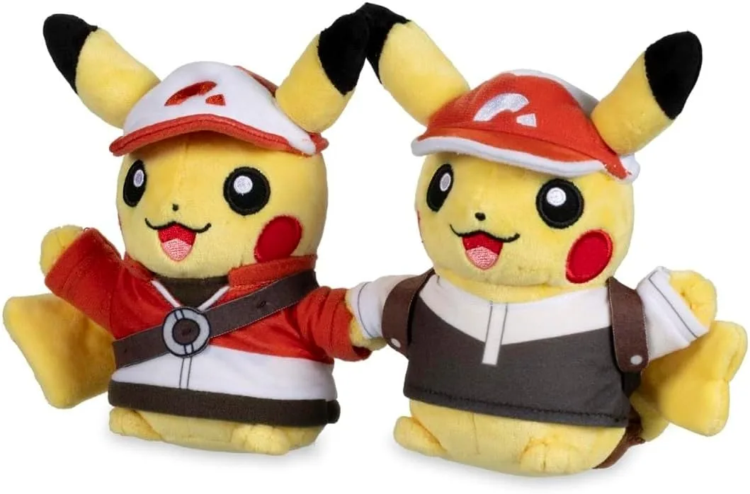 Pokémon Center: Kanto Region Paired Pikachu Poké Plush