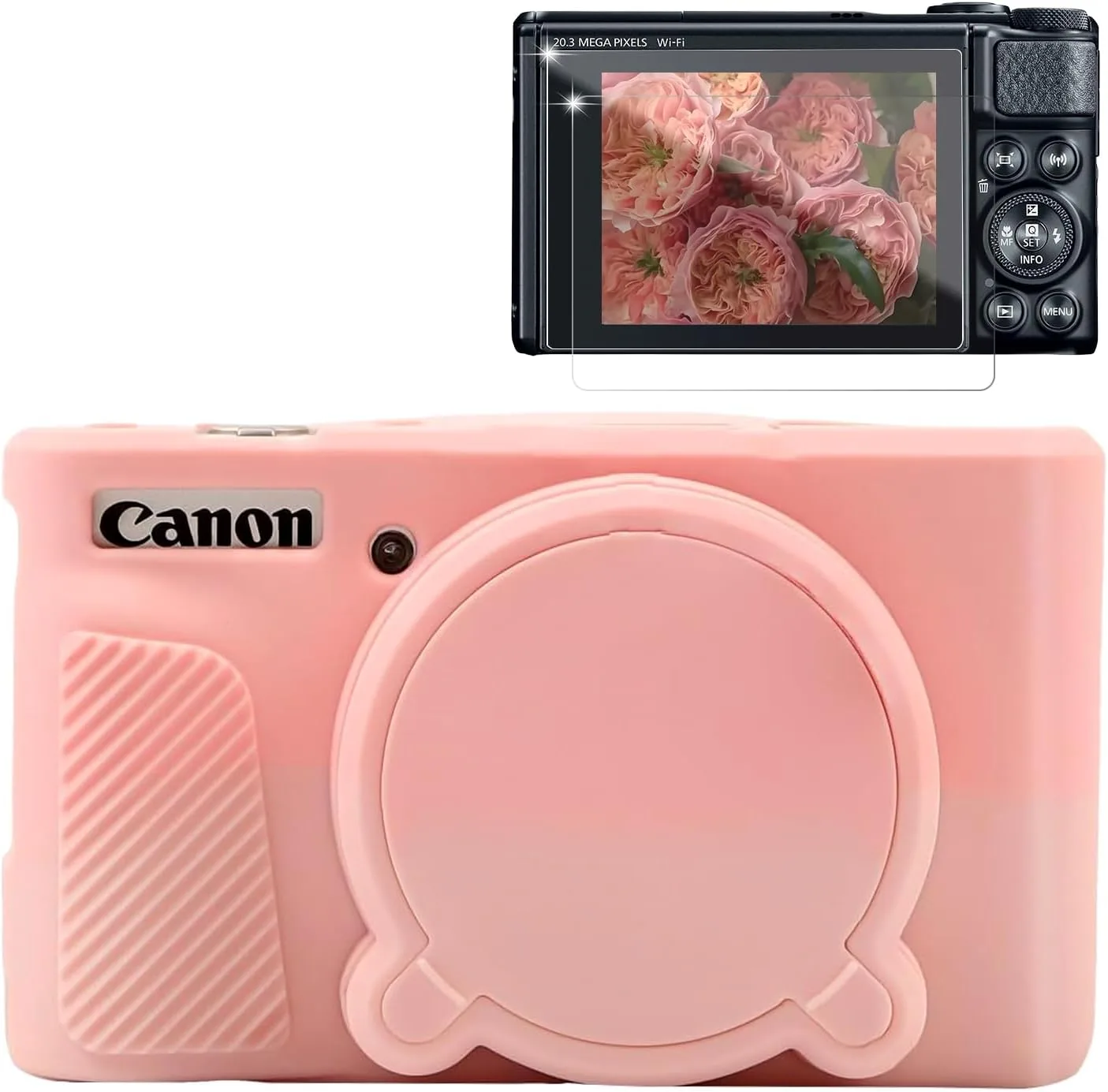 Case for Canon PowerShot SX740 HS, SX730 HS Camera - Pale Pink