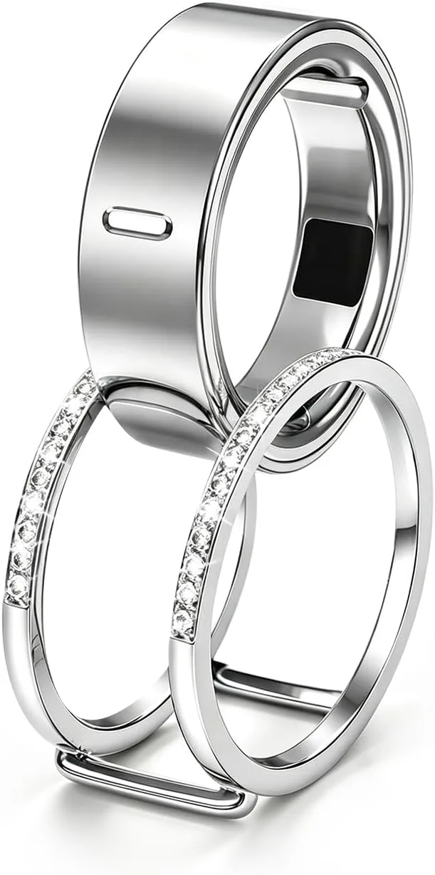 Smart Ring Cover Compatible with Oura Ring 5, 14K Gold Plated Ring Jacket