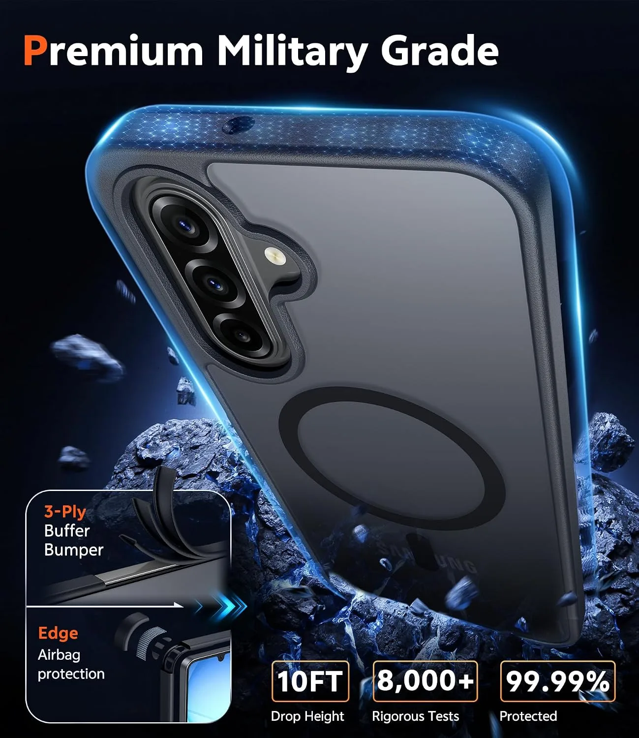 FNTCASE for Galaxy A17-5G Phone Case Samsung Galaxy A16 Matte Phonecase