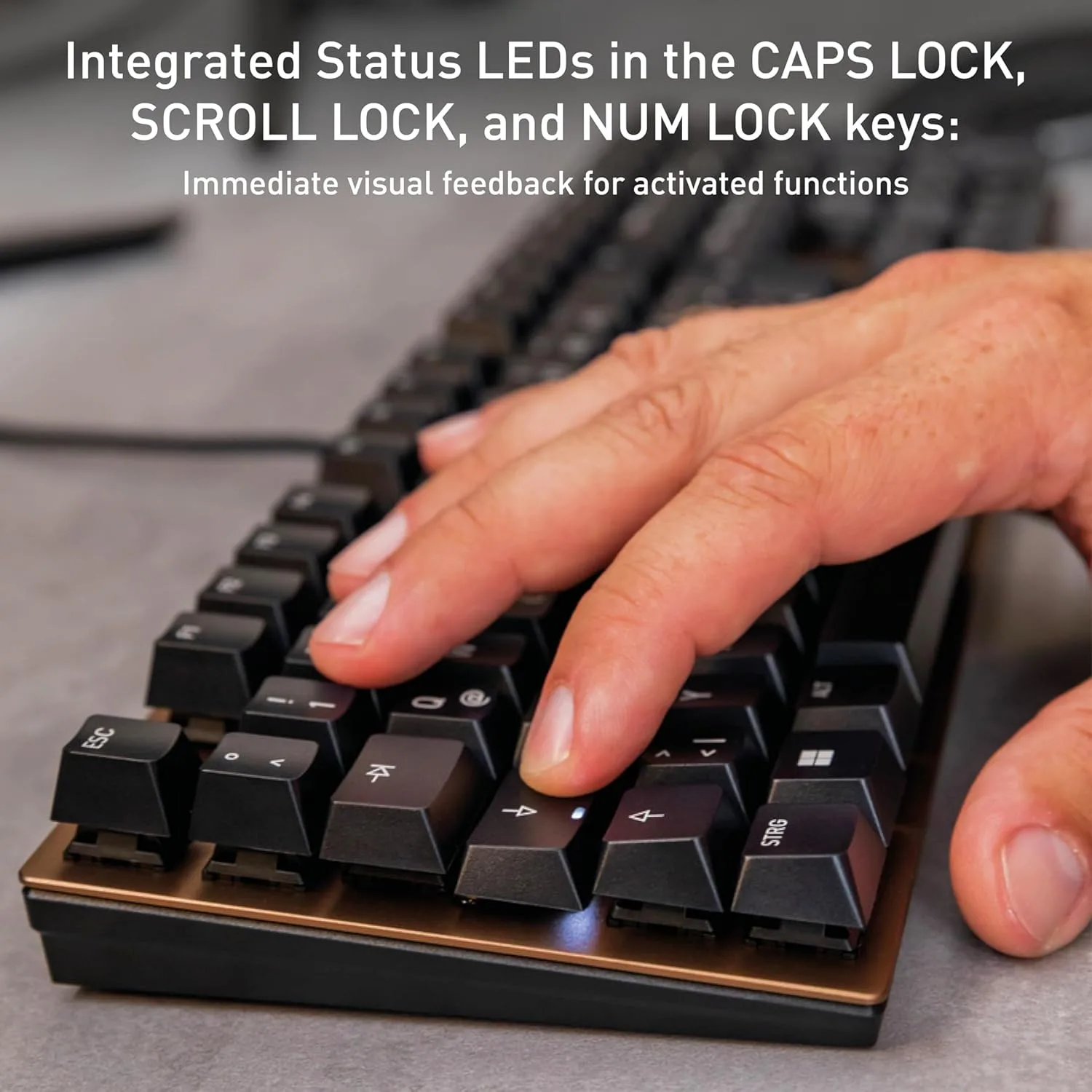 Cherry KC 200 MX Wired Mechanical Office Keyboard MX2A Silent RED Switches