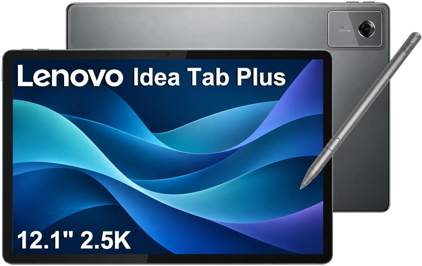 Lenovo Idea Tab Plus AI Tablet, 12" 3K QHD+, Tab Pen Plus, 8GB RAM, 256GB