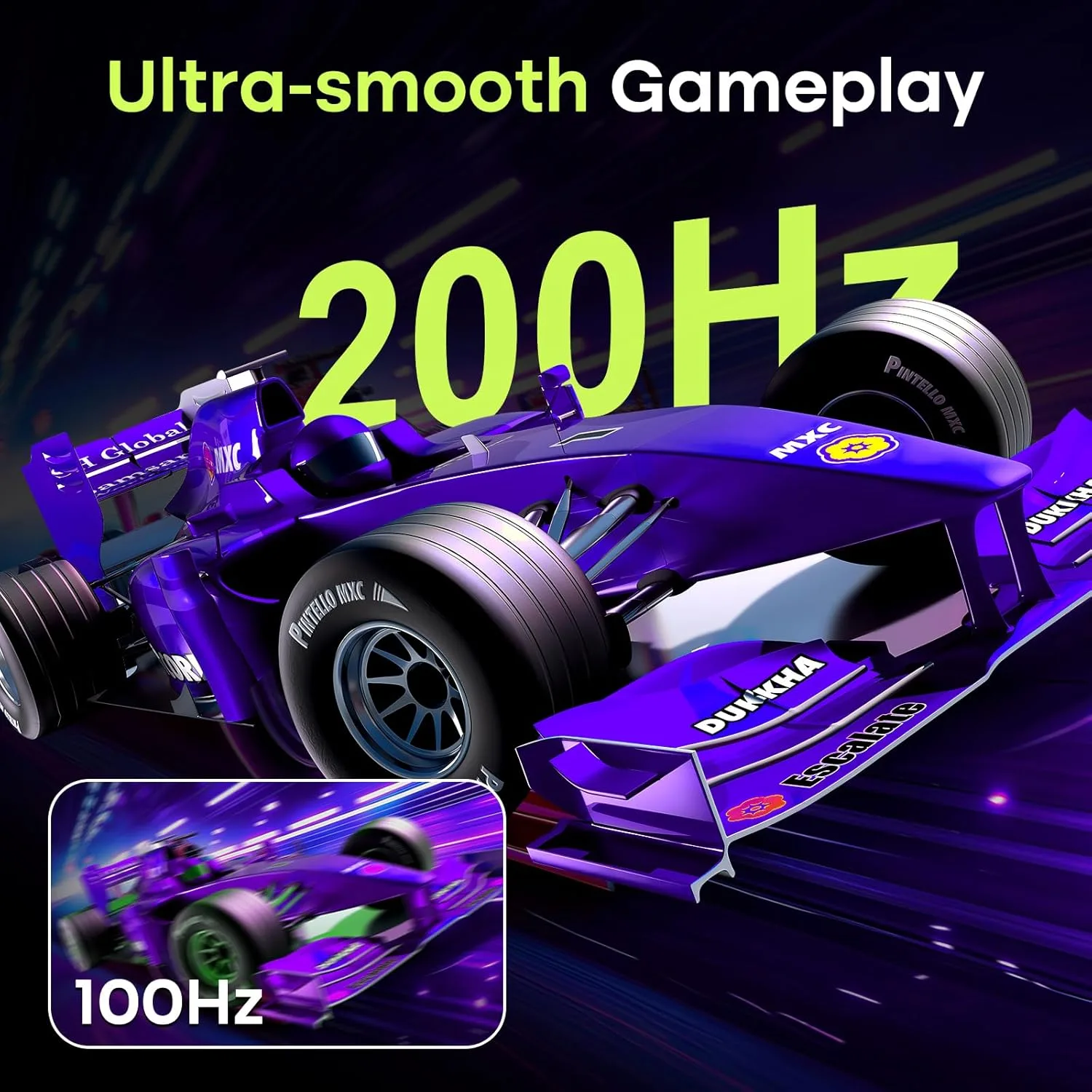 Amzfast 27 Inch Gaming Monitor 200Hz WQHD (2560 x 1440) Fast IPS,AMZG27F5Q