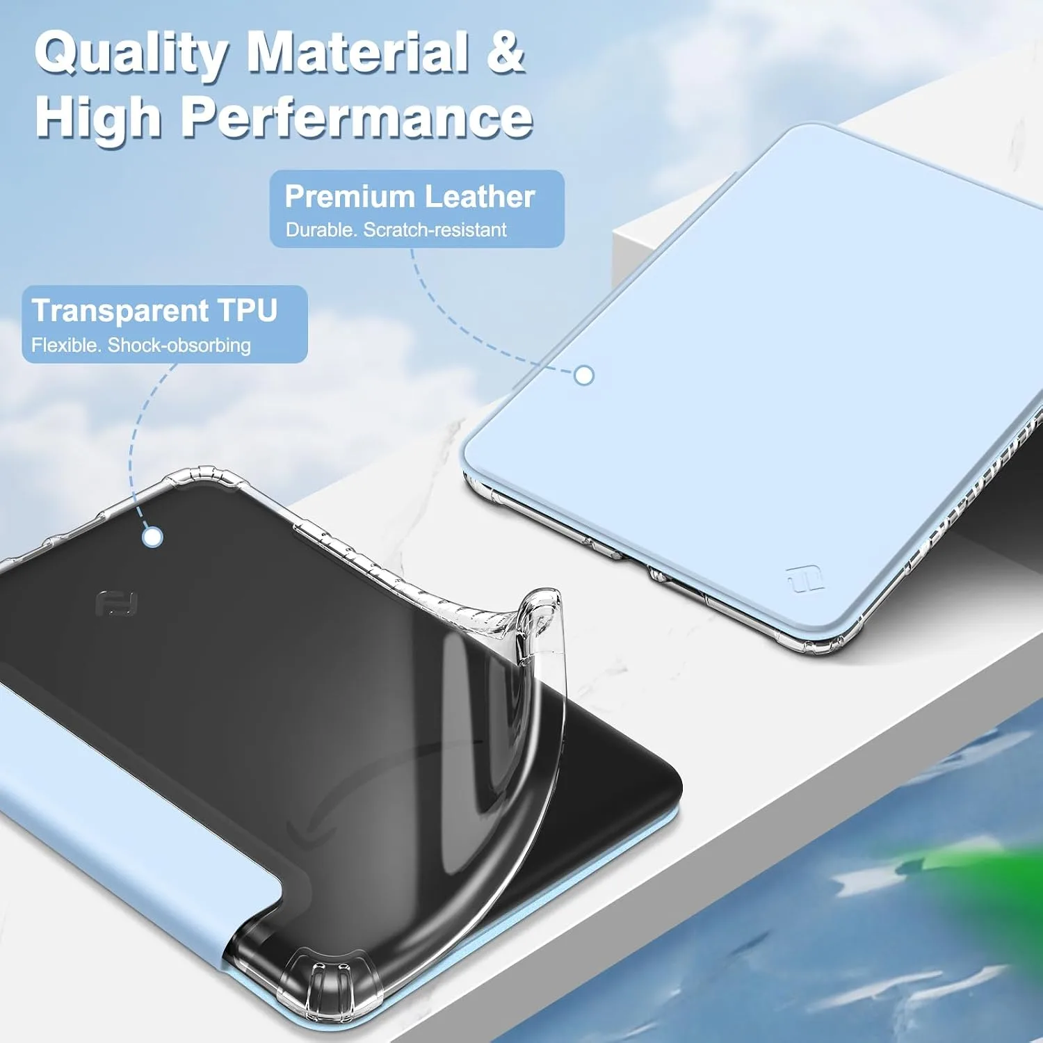 Fintie Clear Case for 7" Kindle Paperwhite 12th Gen 2024 & Kindle Colorsoft