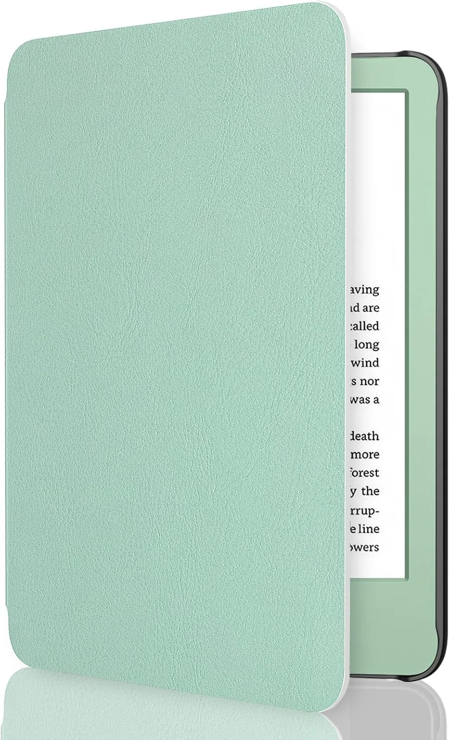 MoKo Case Fits 6" Kindle Basic 11th Generation 2024/2022, Agave Green