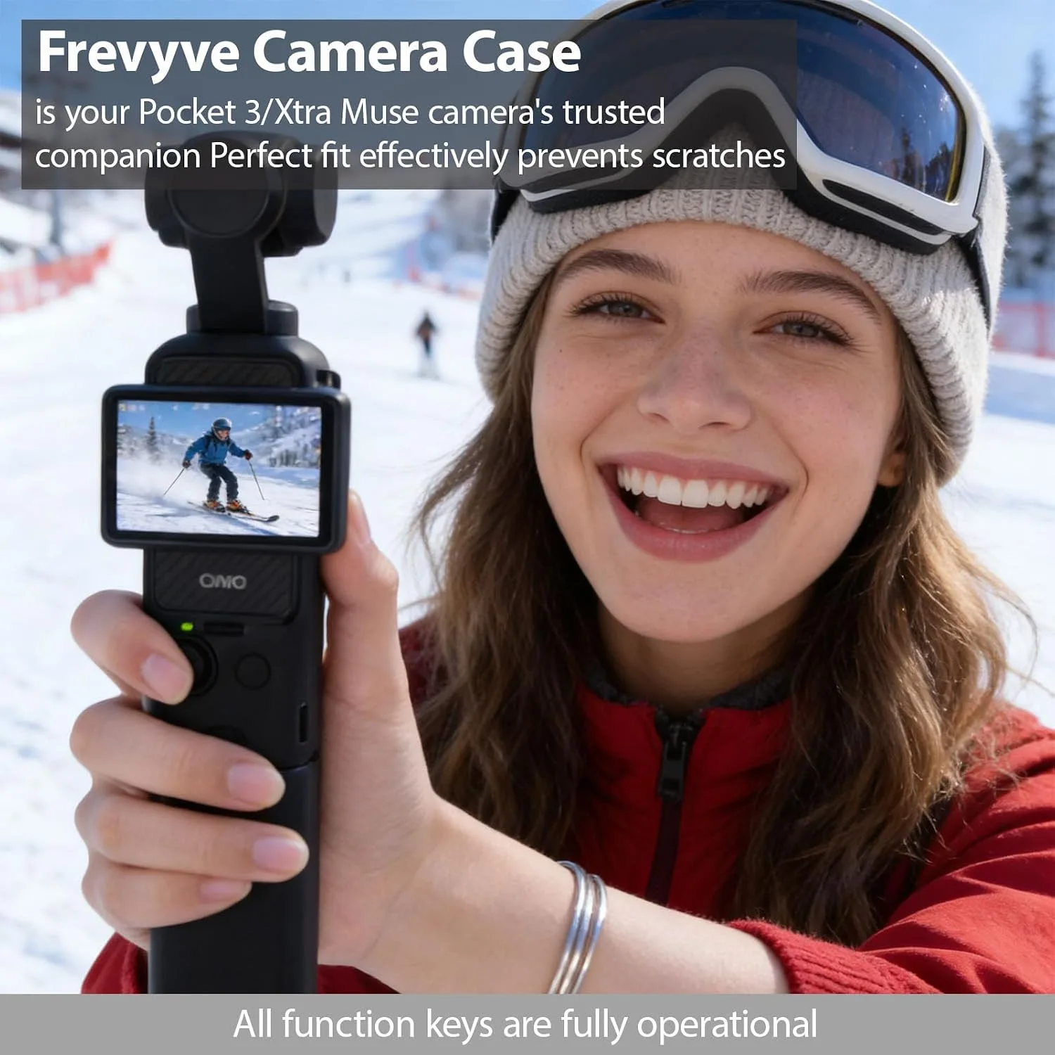 Case for DJI Osmo Pocket 3 / Xtra Muse Camera - Black