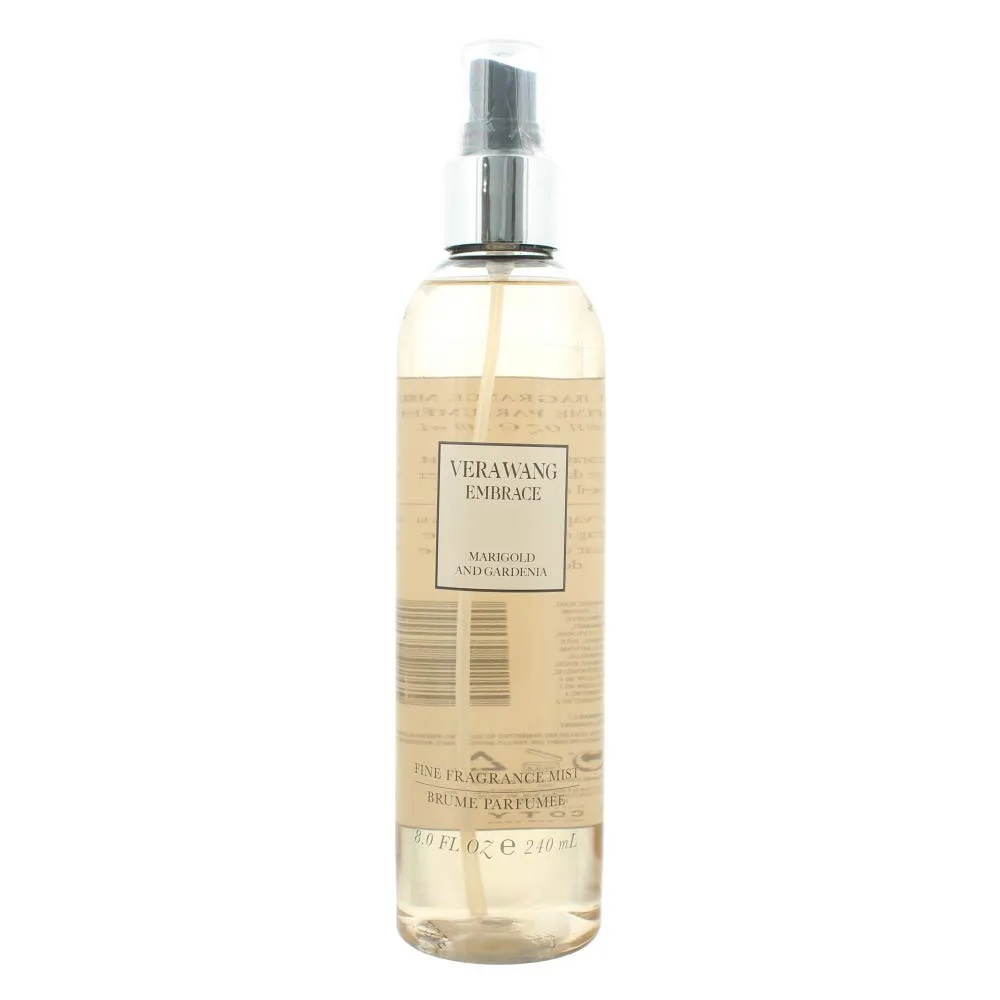 Vera Wang Embrace Body Mist for Women Marigold and Gardenia Scent, 8 Ounce Body Mist Spray Dreamy Floral and Warm Fragrance (Pack of 2)