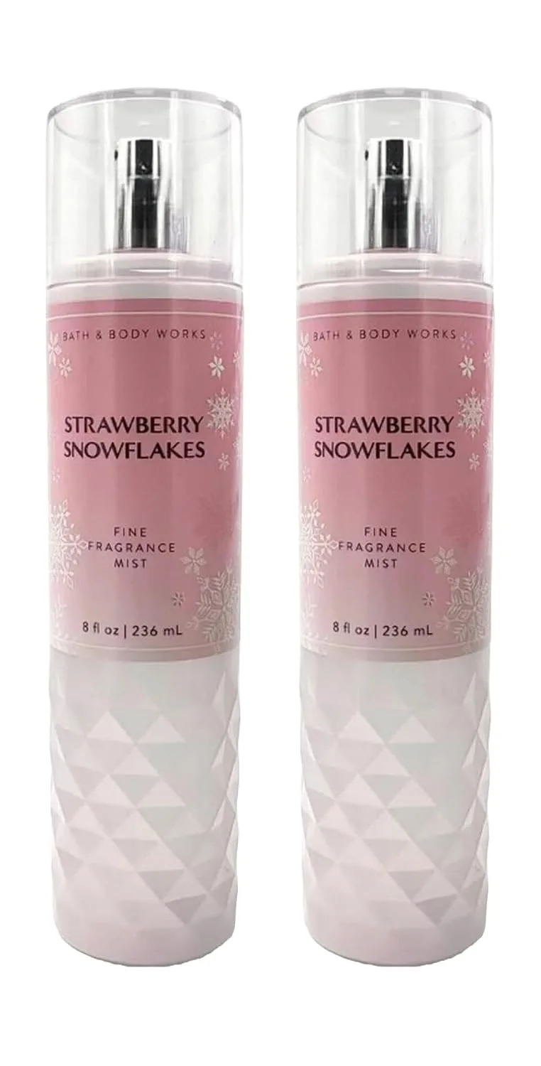 Bath & Body Works Strawberry Pound Cake Signature Collection Fragrance Mist 8 Fl Oz (Strawberry Pound Cake)