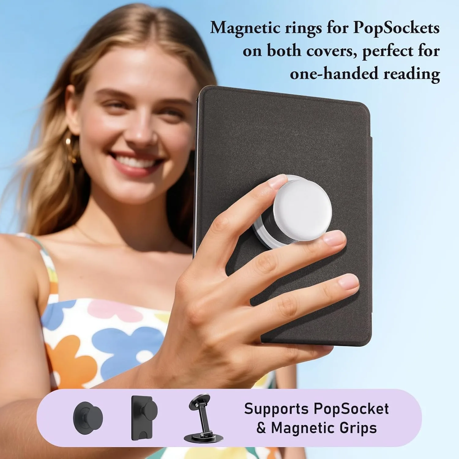 CoBak Magnetic Case for 7" Kindle Paperwhite 12th 2024 and Kindle Colorsoft