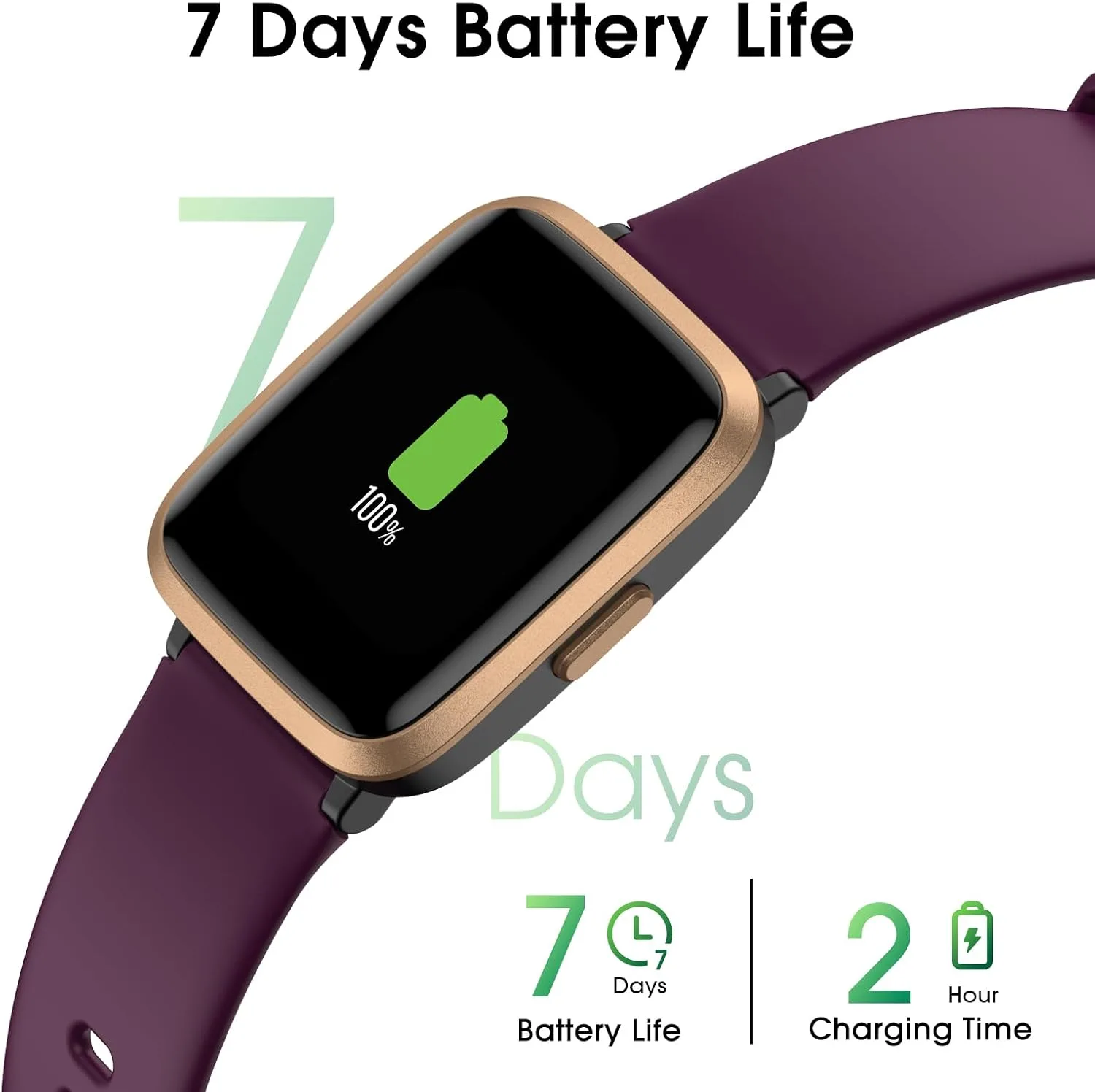 Smart Watch Fitness Tracker No APP No Phone Needed, Step Counter Watch