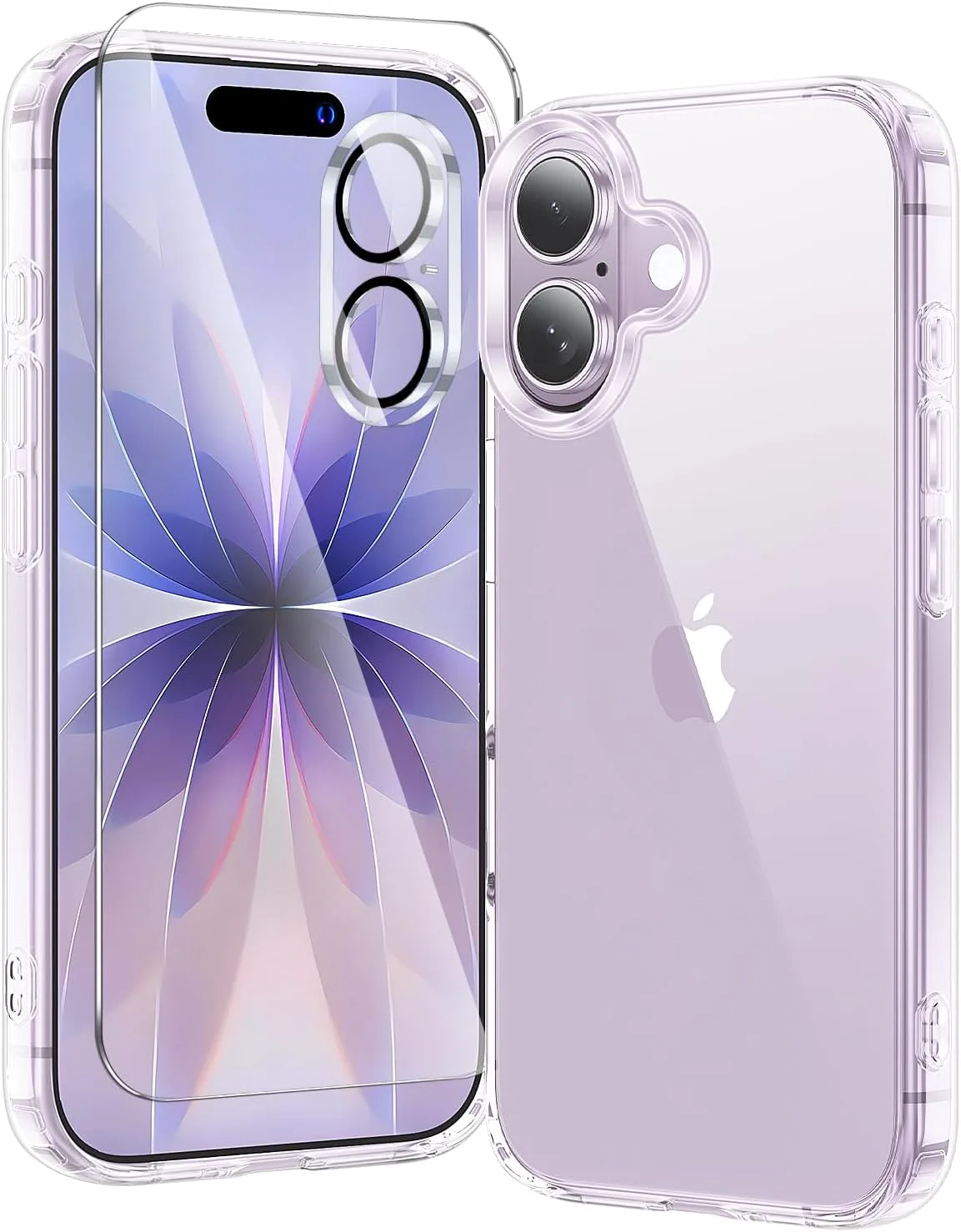 toushion 3 in 1 for iPhone 17 Case Transparent