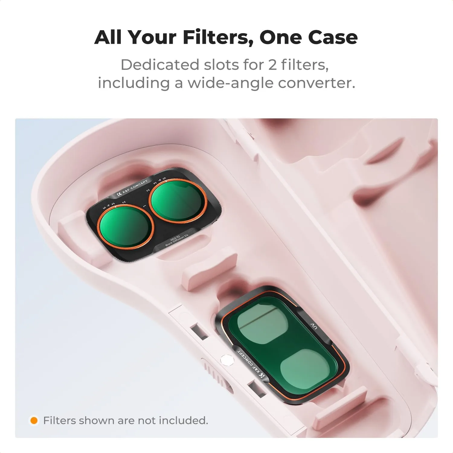 K&F CONCEPT Protective Case Pink Compatible with DJI Osmo Pocket 4P