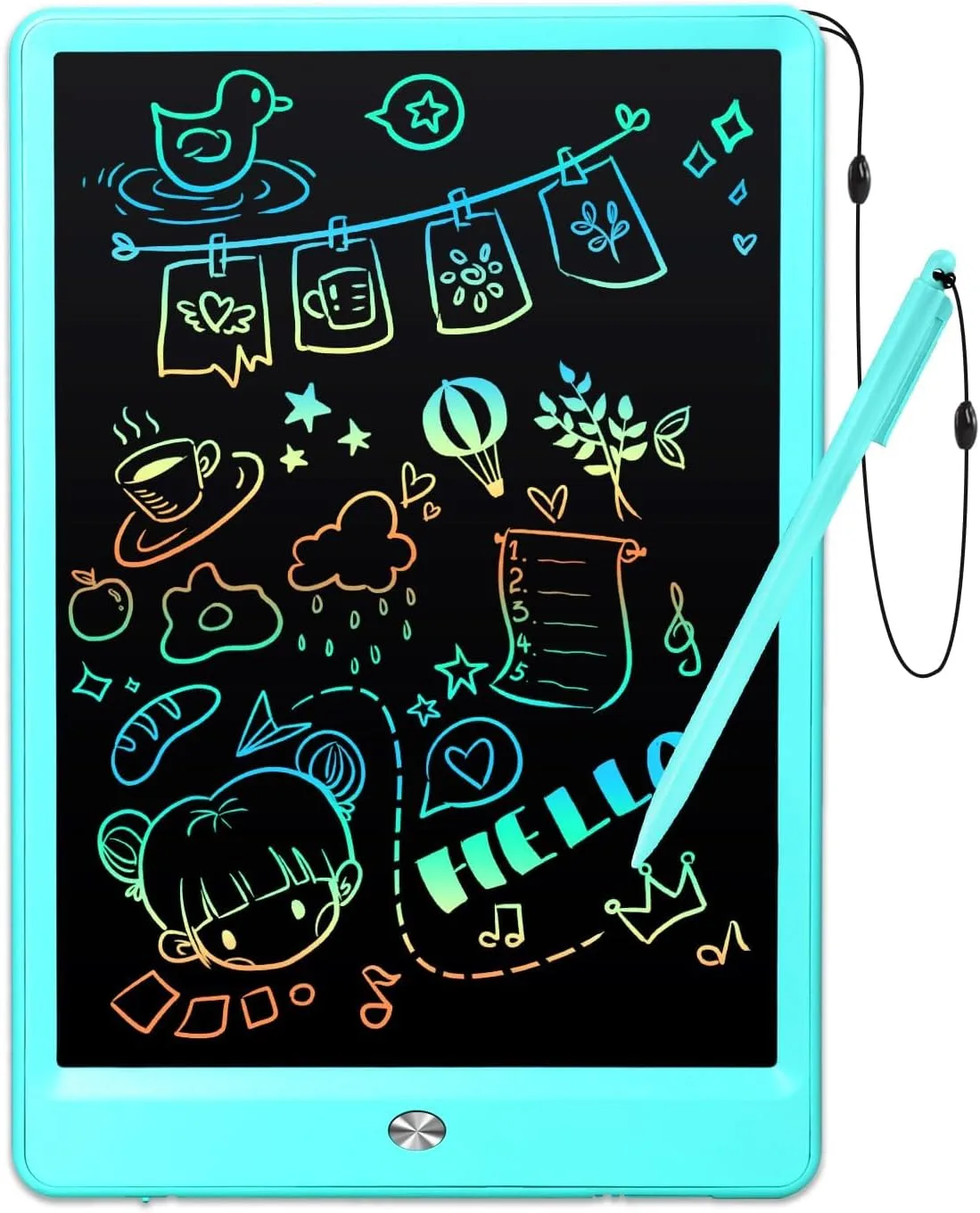Toddler Boy Toys, Kids LCD Writing Tablet, Mess Free Coloring Books