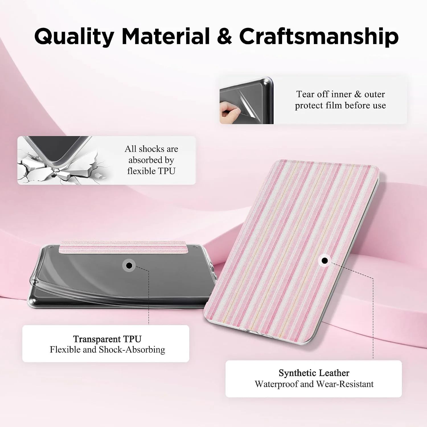 SESENSE Magnetic Case for 7'' Kindle Paperwhite 12th Gen 2024 & Colorsoft