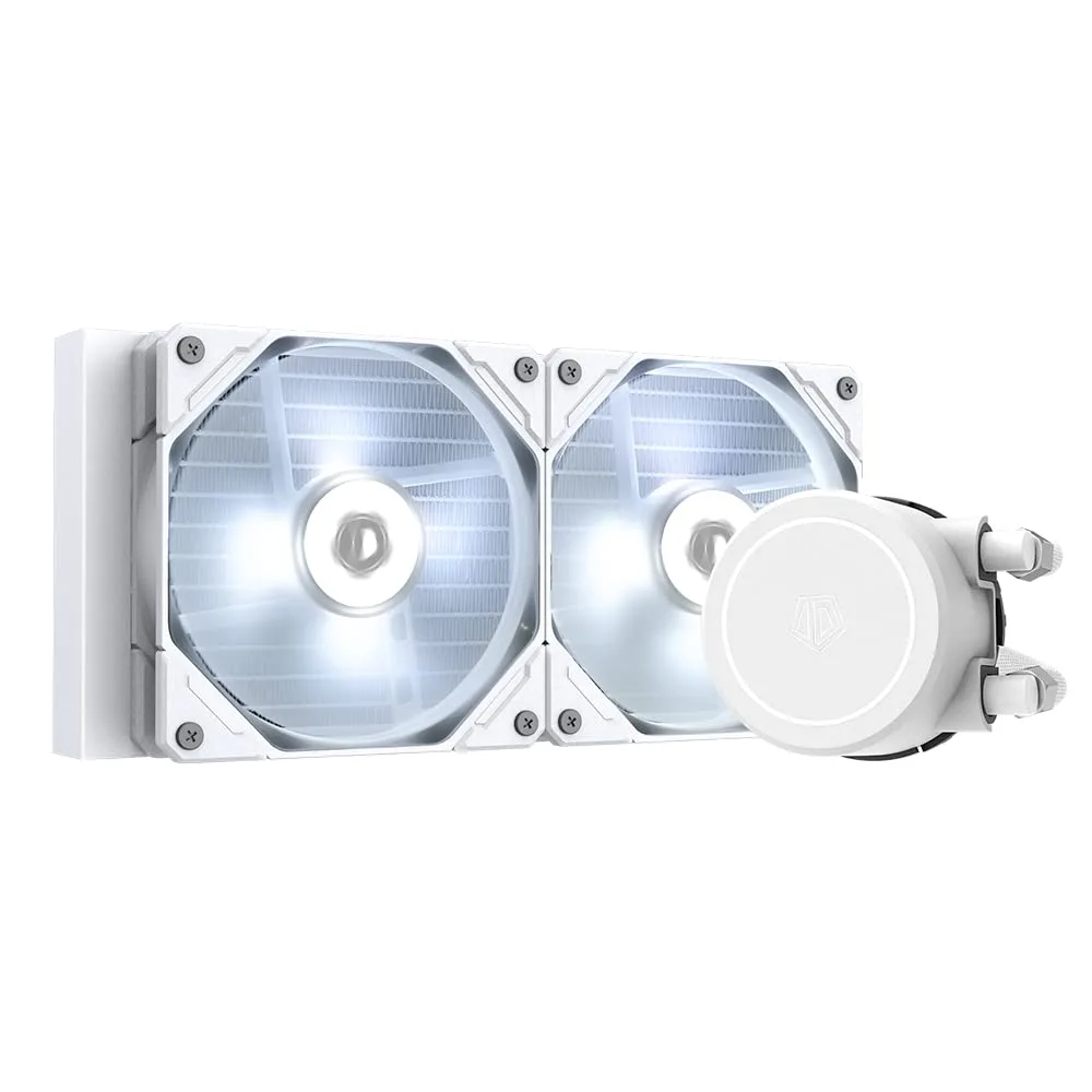 ID-COOLING FROSTFLOW X 240 Snow 240mm AIO CPU Cooler, Intel & AMD