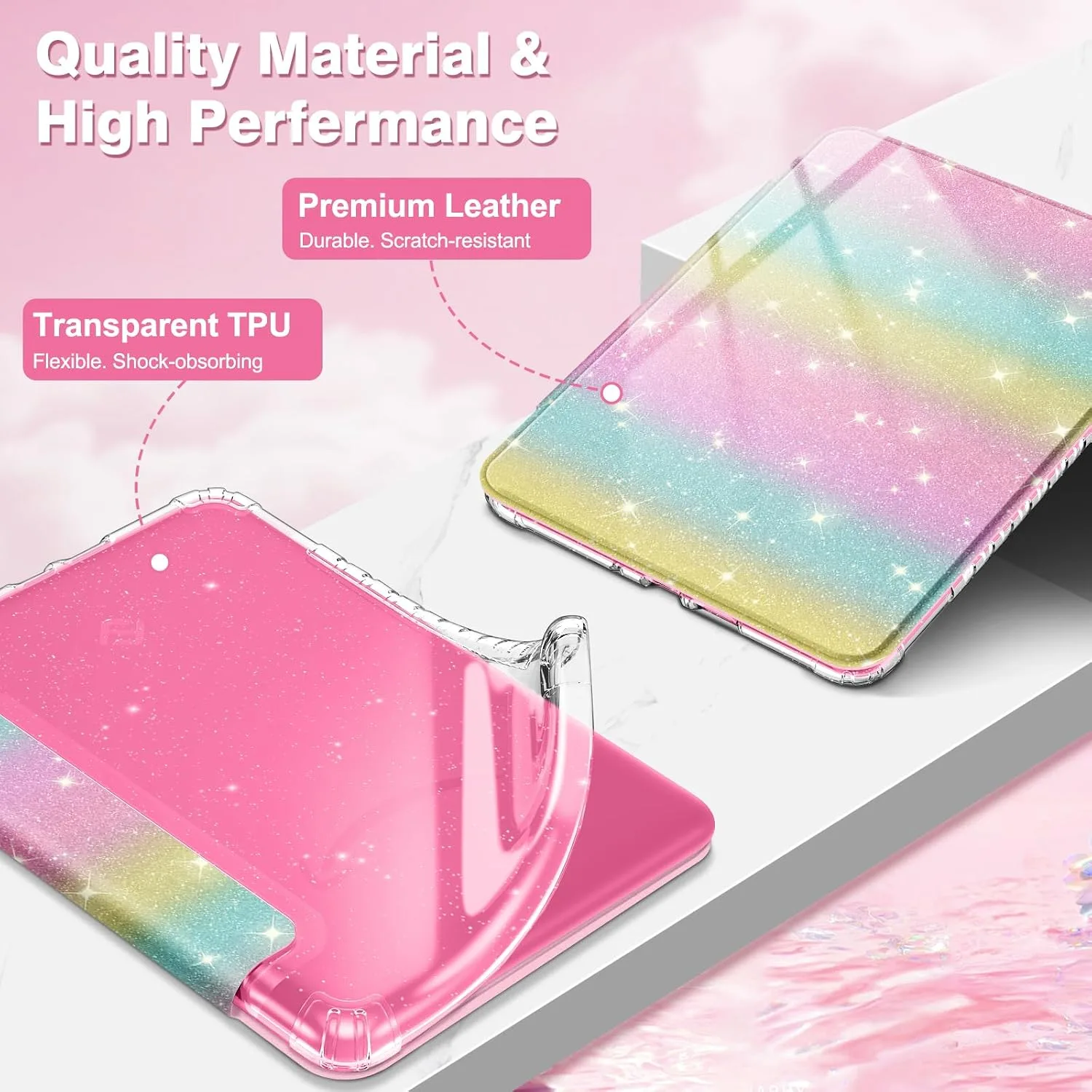 Fintie Clear Case for 7" Kindle Paperwhite 12th Gen 2024 & Kindle Colorsoft