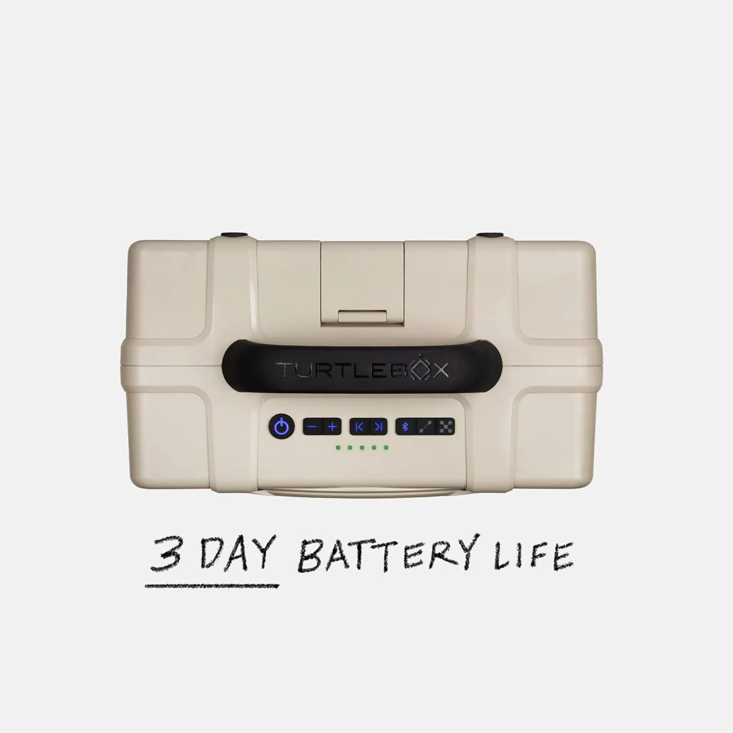 Turtlebox Grande, Largest Outdoor Bluetooth Speaker, Waterproof, Tan