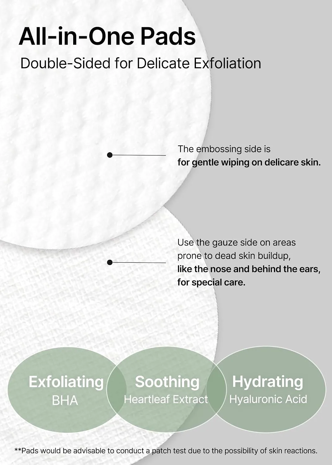 celimax Ji.Woo.Gae Heartleaf BHA Peeling Pad, 60 Pads