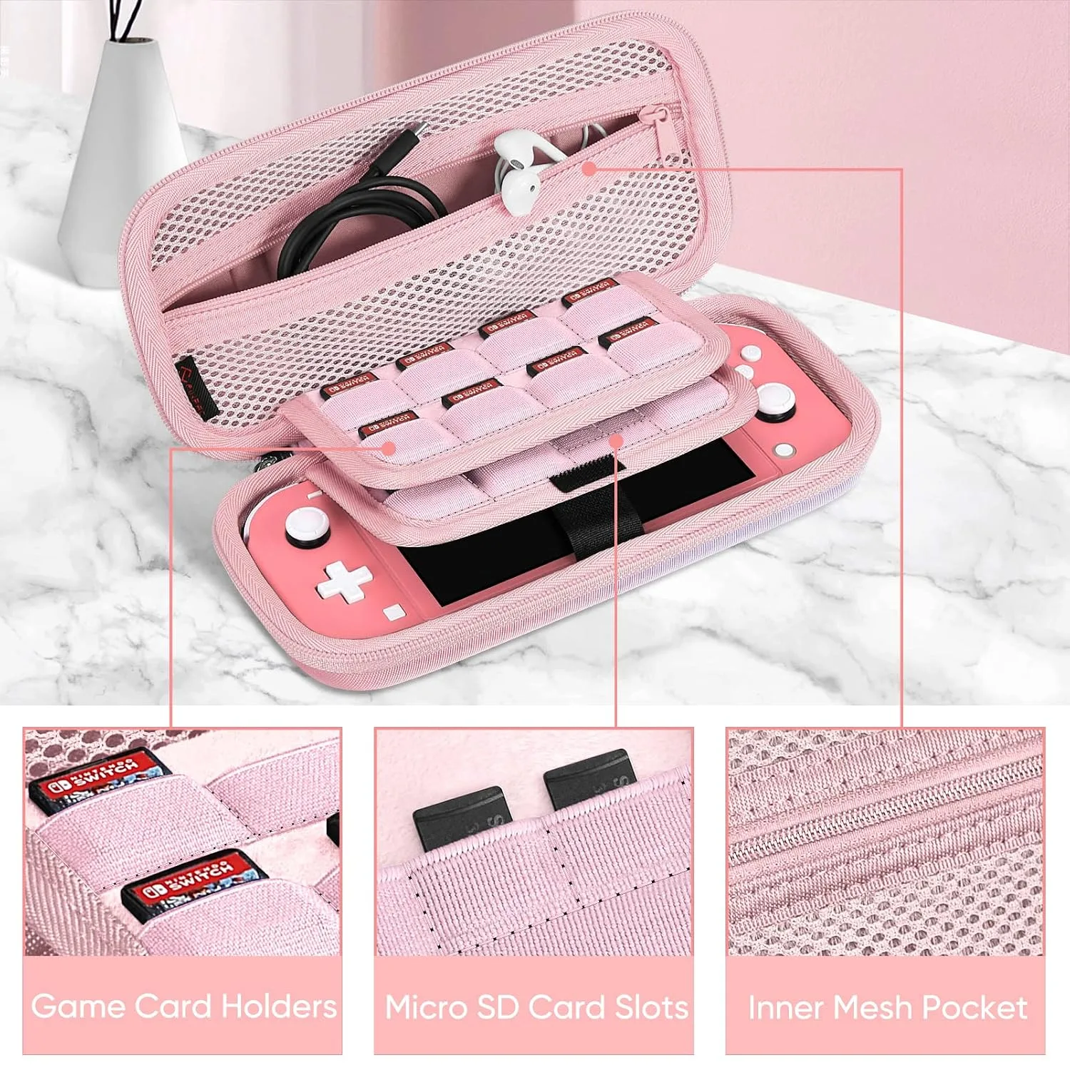 FINTIE Shockproof Carrying Case for Nintendo Switch Lite 2019