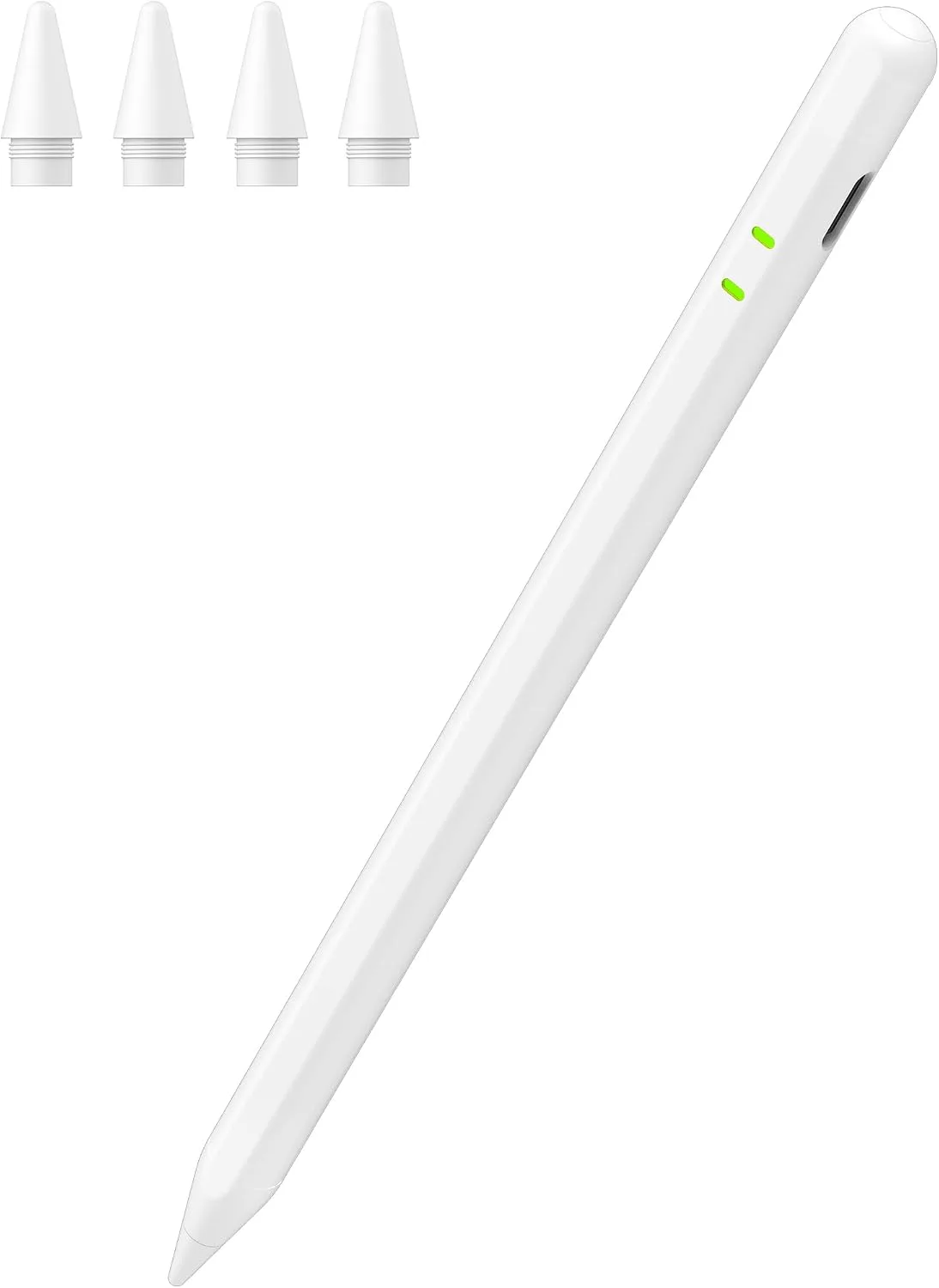 Pencil for iPad A16/11/10/9/8/7/6th, Stylus Pen for iPad 2018-2026, White