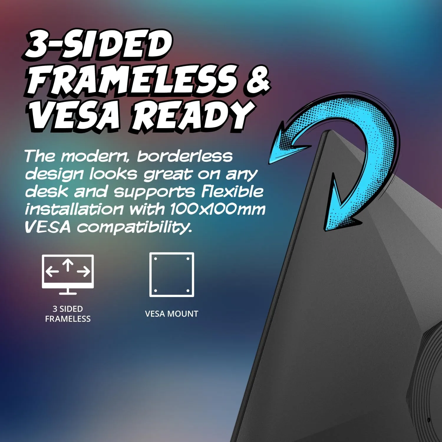 AOC 27 Inch Gaming Monitor FHD 144Hz Fast IPS 0.5ms HDR, 27G51F