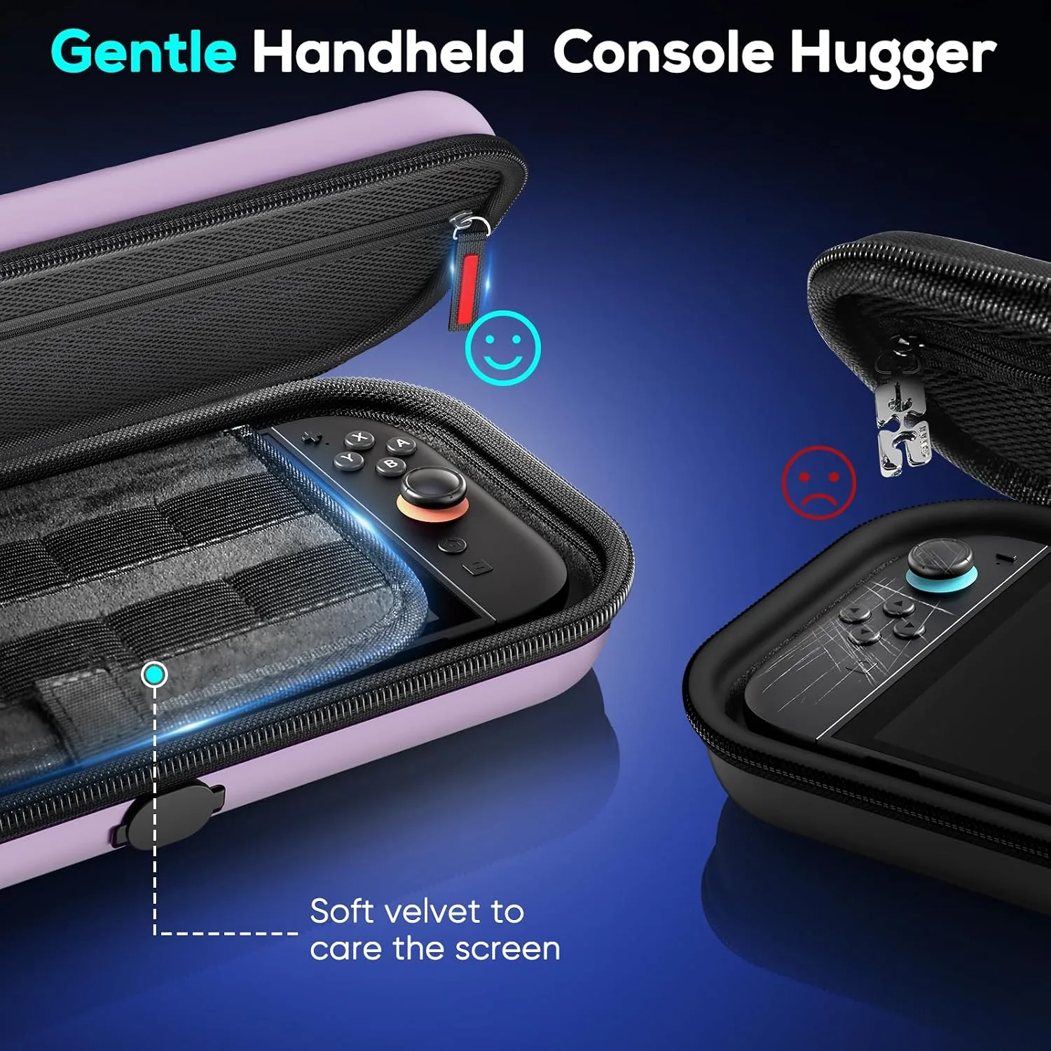 Auarte [Charge Inside] Carrying Case for Switch 2 Console (2025)/OLED