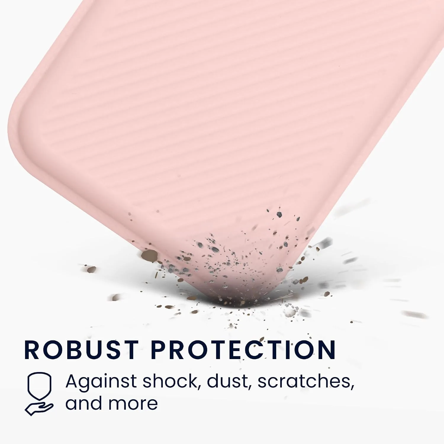 kwmobile AI Voice Recorder Cover Compatible with PLAUD Note AI Voice Recoder - Suction Cup Mount - Dusty Pink