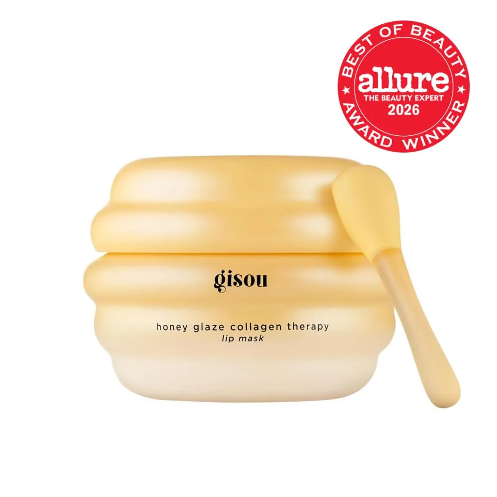 Gisou Honey Glaze Collagen Therapy Lip Mask (0.5 Fl Oz) - Honey Buttercream