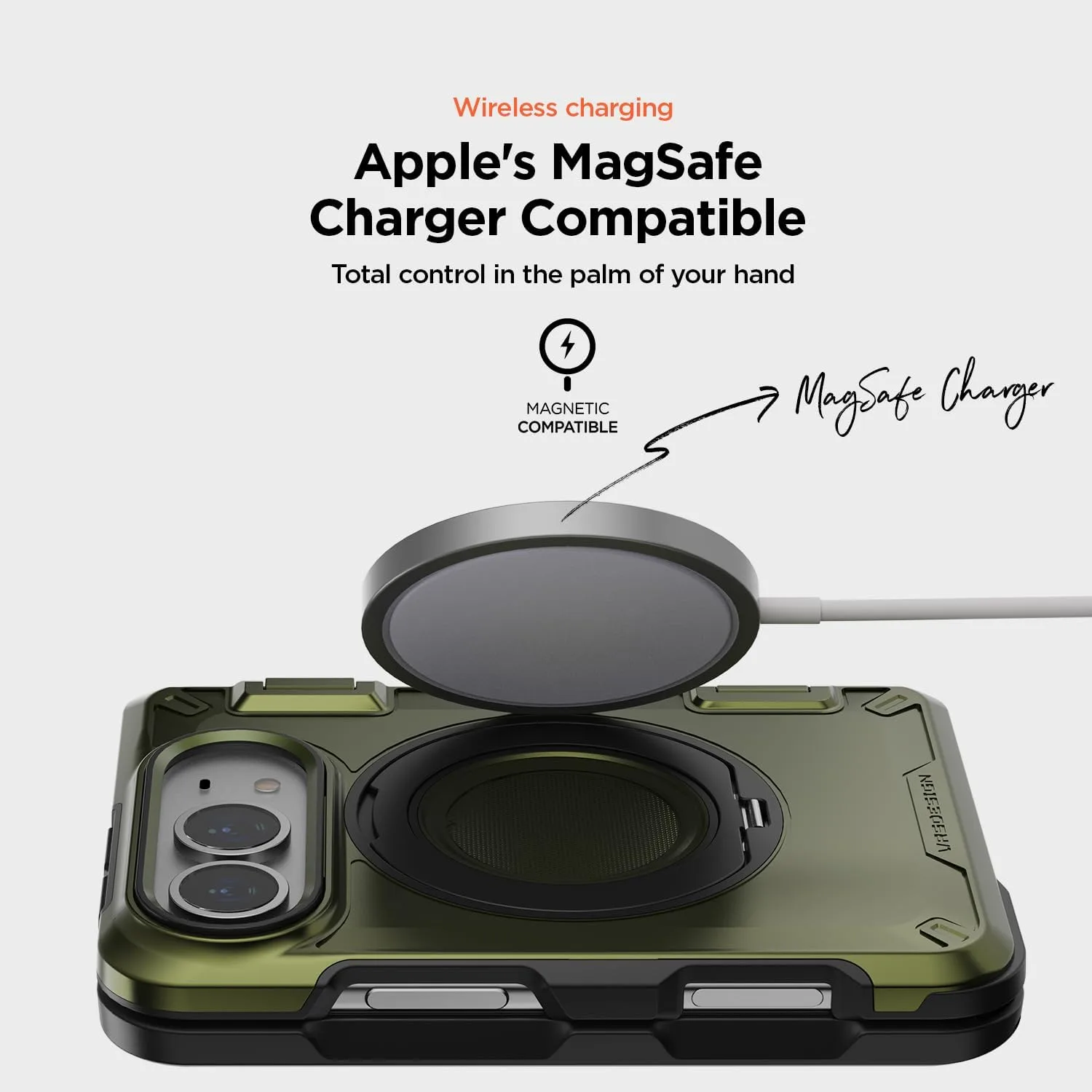 VRS DESIGN TerraGuard Active for iPhone Duo Case - Cream