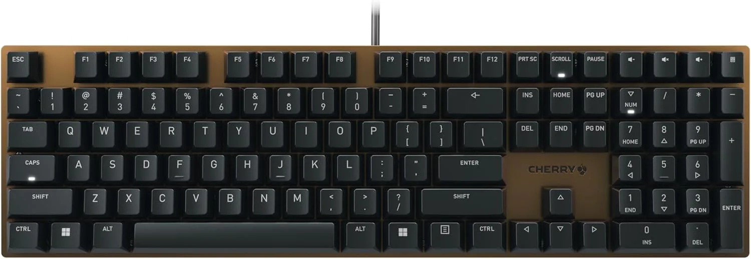 Cherry KC 200 MX Wired Mechanical Office Keyboard MX2A Silent RED Switches