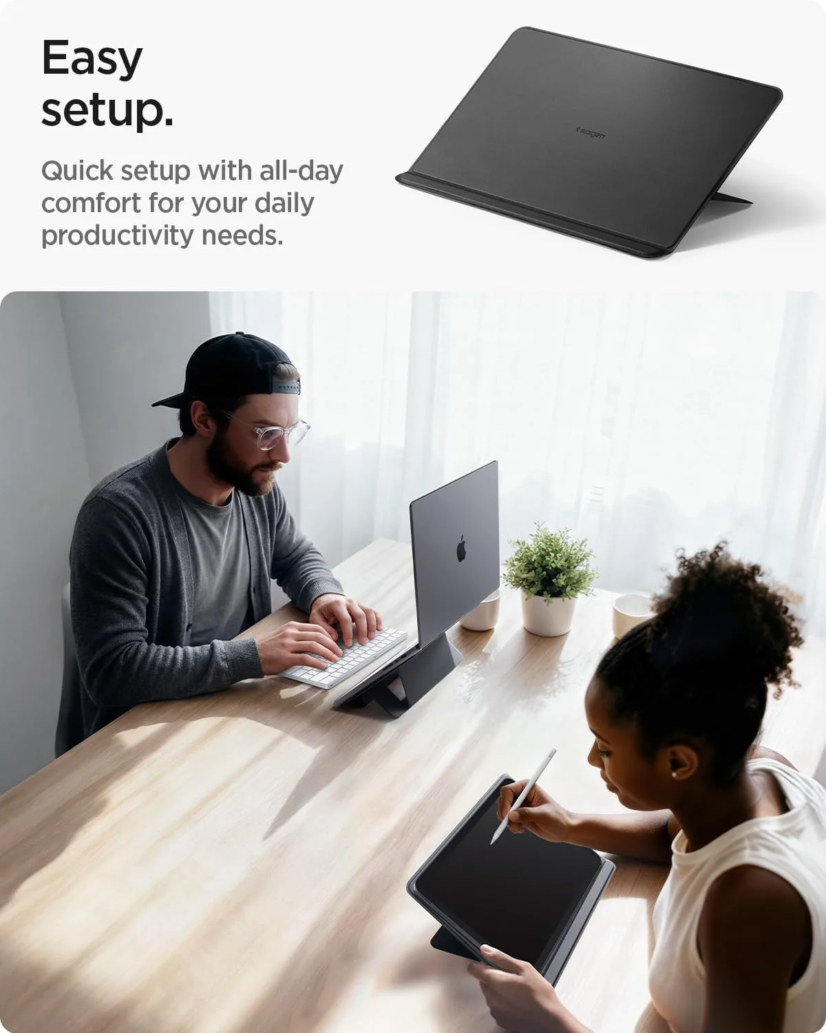 Spigen Slim Fold Portable Laptop Stand Foldable