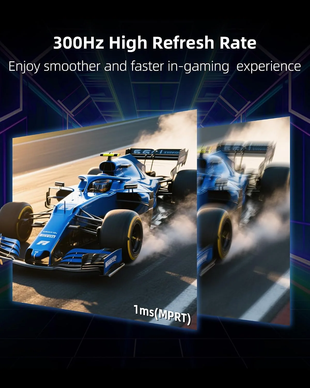 KTC 24.5 Inch 300Hz Gaming Monitor, 240Hz 1080P Monitor Fast IPS, H25Y7