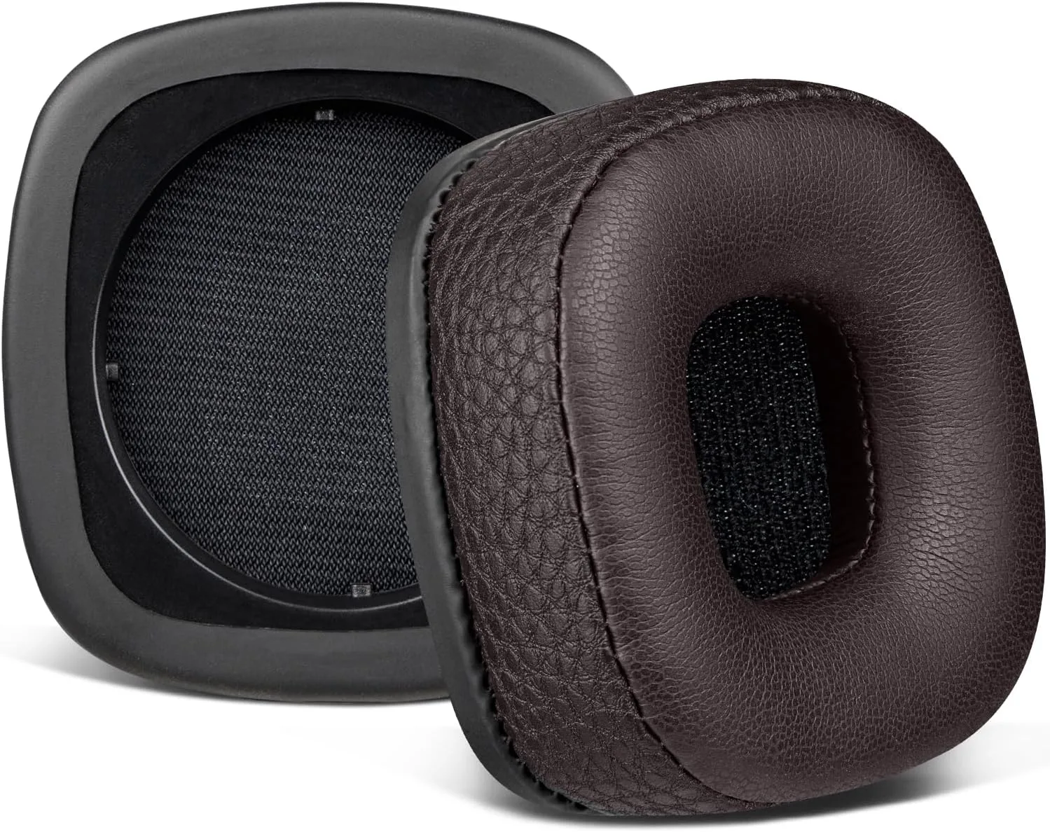 SOULWIT Replacement Ear Pads Cushions for Marshall Major I/II/III/IV Wireless/Wired Headphones, for Marshall Major 1/2/3/4 Headset, Earpads with Soft Protein Leather - Dark Coffee
