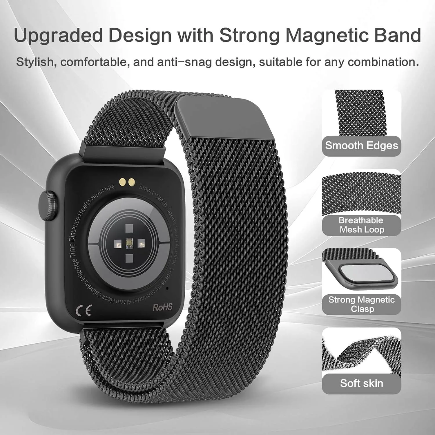 EarlySincere Smart Watch for Men 1.9" HD AMOLED AOD, DA GPT, AI Watch Face