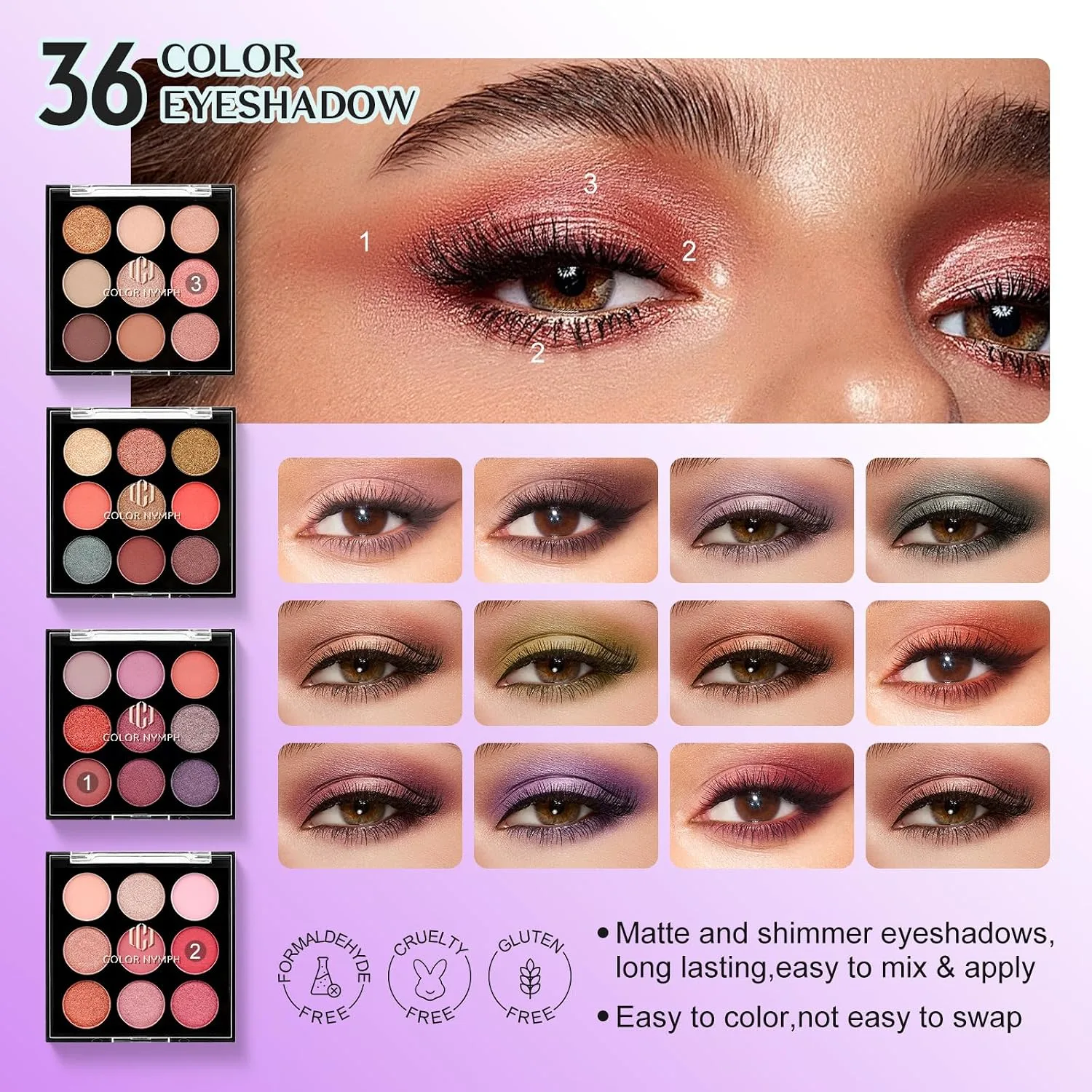 Color Nymph Makeup Kit for Women Full Kit, Makeup Set for Teens Girls