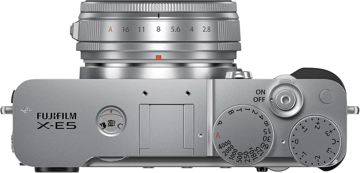 FUJIFILM X-E5 Mirrorless Digital Camera XF23mmF2.8 Lens Kit - Silver
