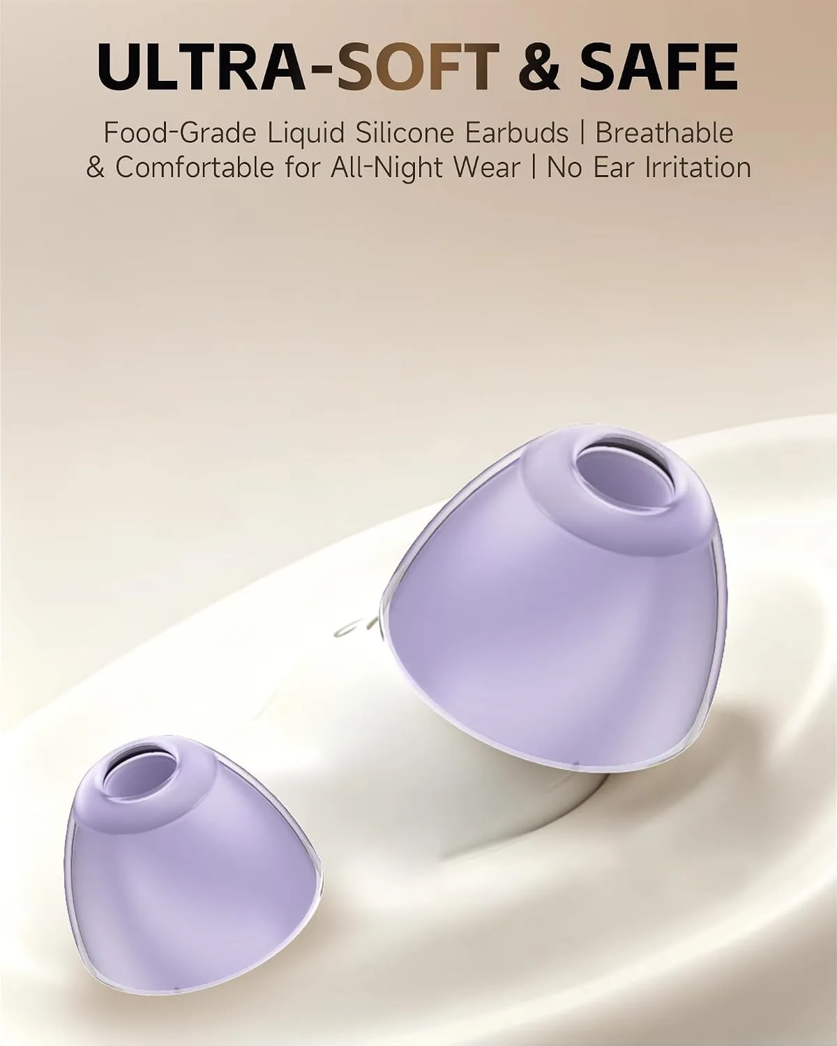 Sleep Pod for Side Sleepers, Ultra Mini Noise Cancelling Sleep Earbuds