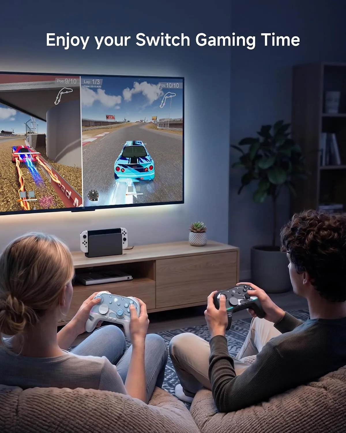 EasySMX S10 Elite Wireless Controller for Switch 2 with One-Key Wake-Up