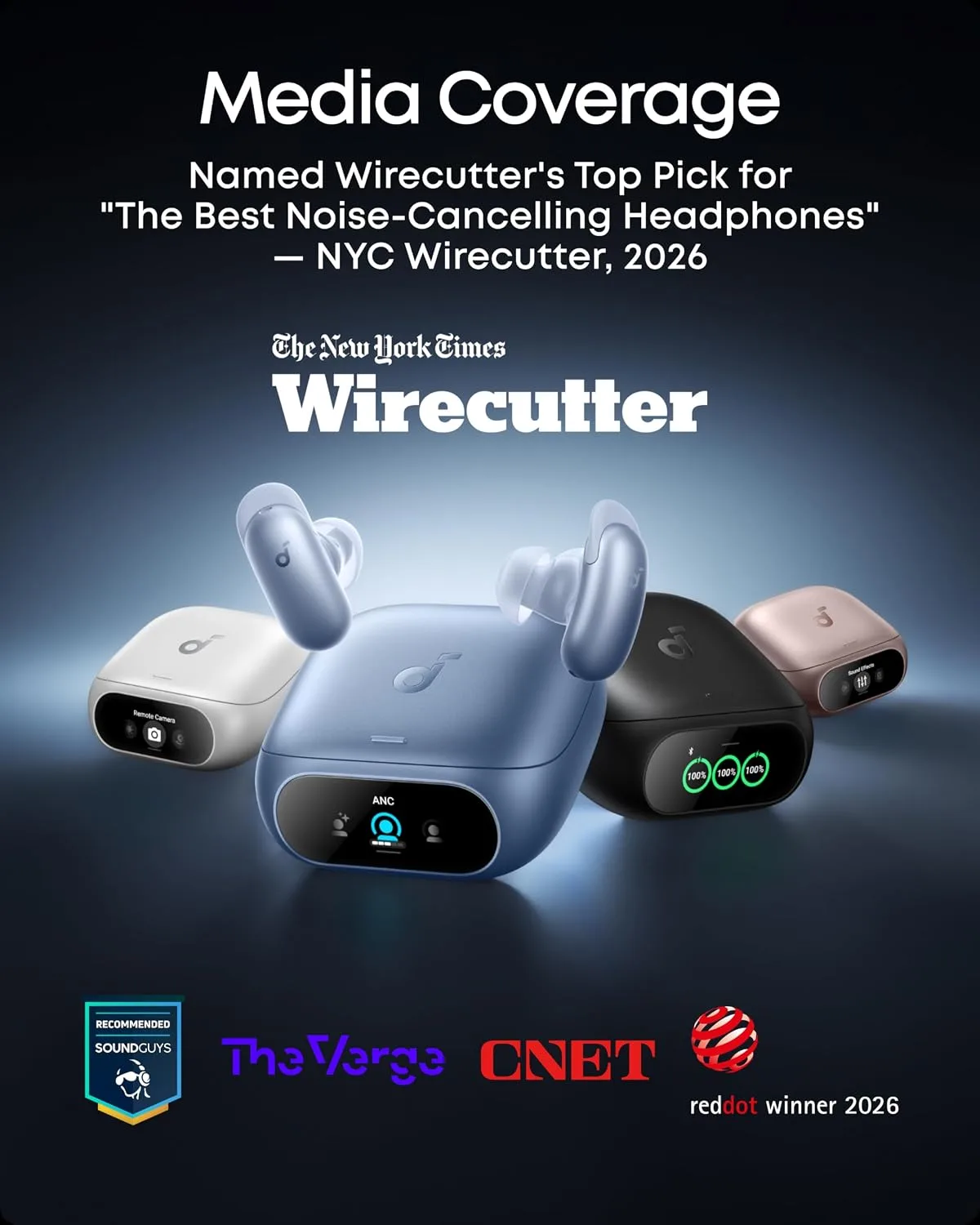 Soundcore Liberty 5 Pro by Anker Noise Cancelling Wireless Earbuds